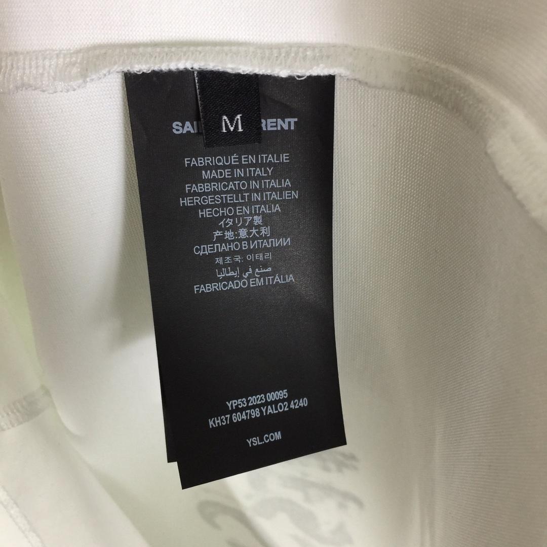 Saint Laurent Cotton-jersey T-shirt  - PerfectKickZ