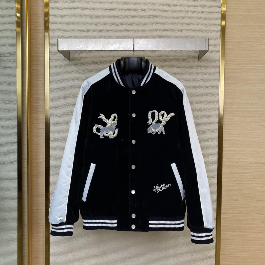 Louis Vuitton Denim Velvet Souvenir Jacket  1AGIMI - PerfectKickZ