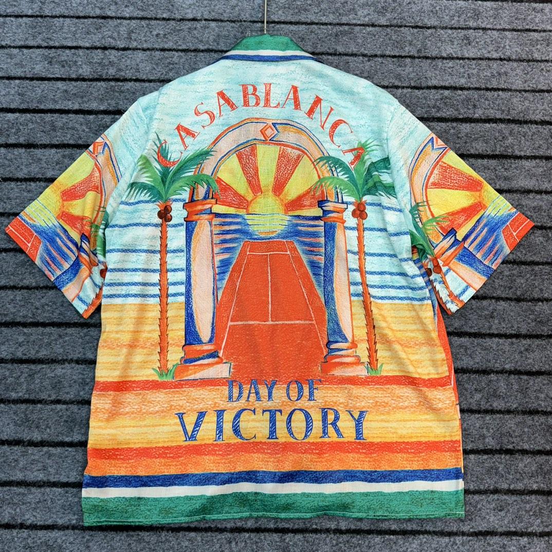 Casablanca Day Of Victory Linen Shirt  - PerfectKickZ