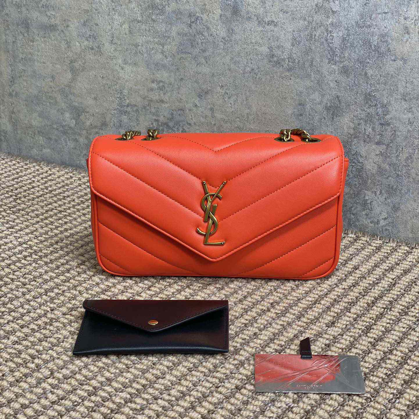 Saint Laurent Loulou Small In Matelasse Lambskin - PerfectKickZ