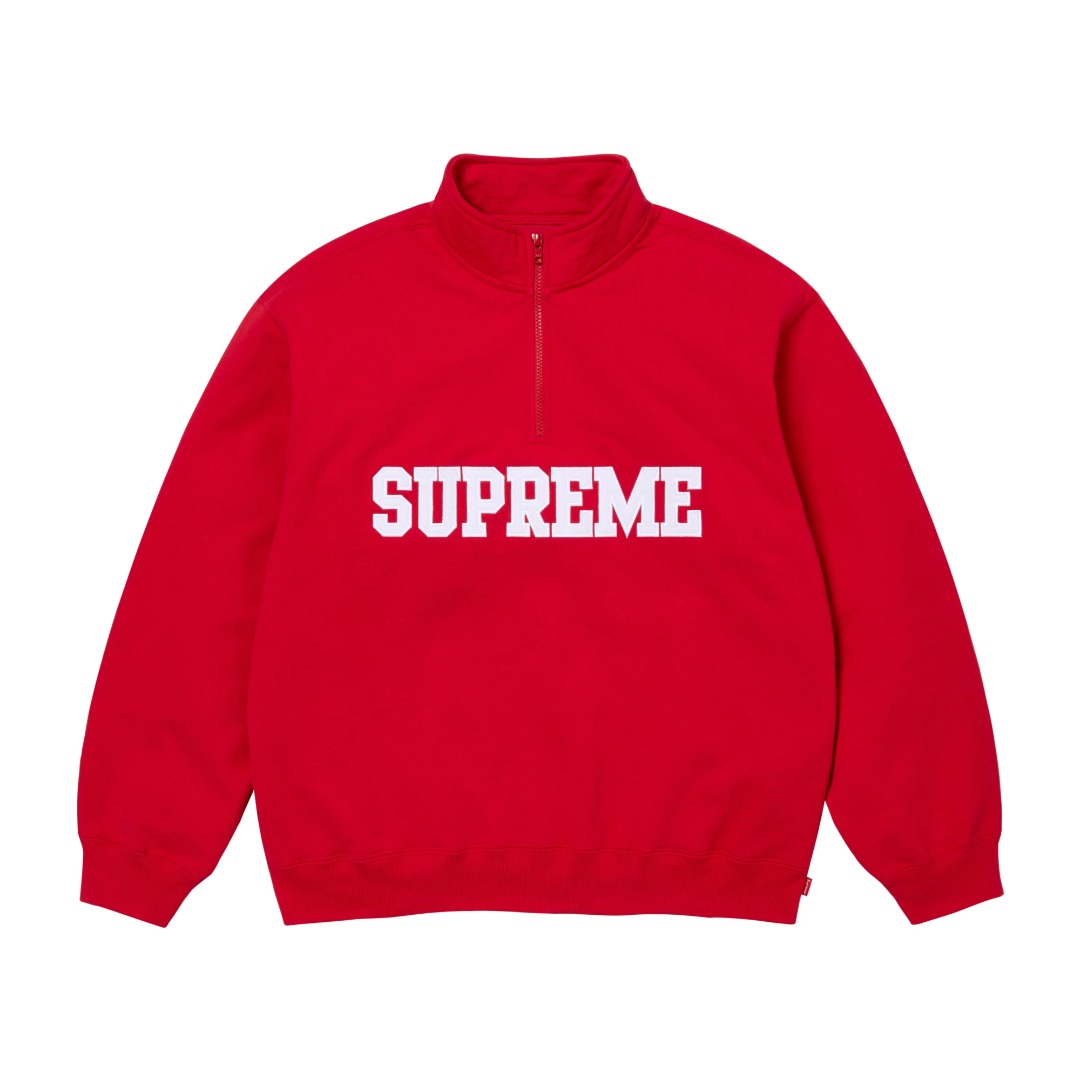 Supreme Collegiate Half Zip Pullover - PerfectKickZ