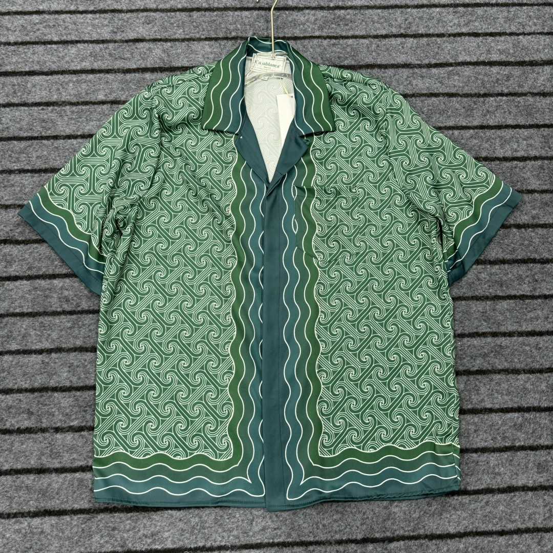 Casablanca Column-monogram Shirt  - PerfectKickZ