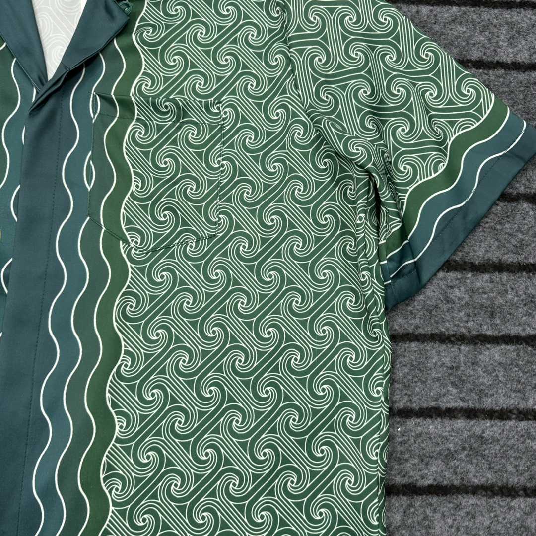 Casablanca Column-monogram Shirt  - PerfectKickZ