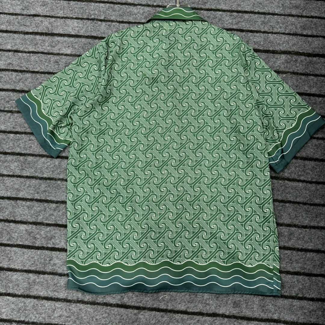 Casablanca Column-monogram Shirt  - PerfectKickZ