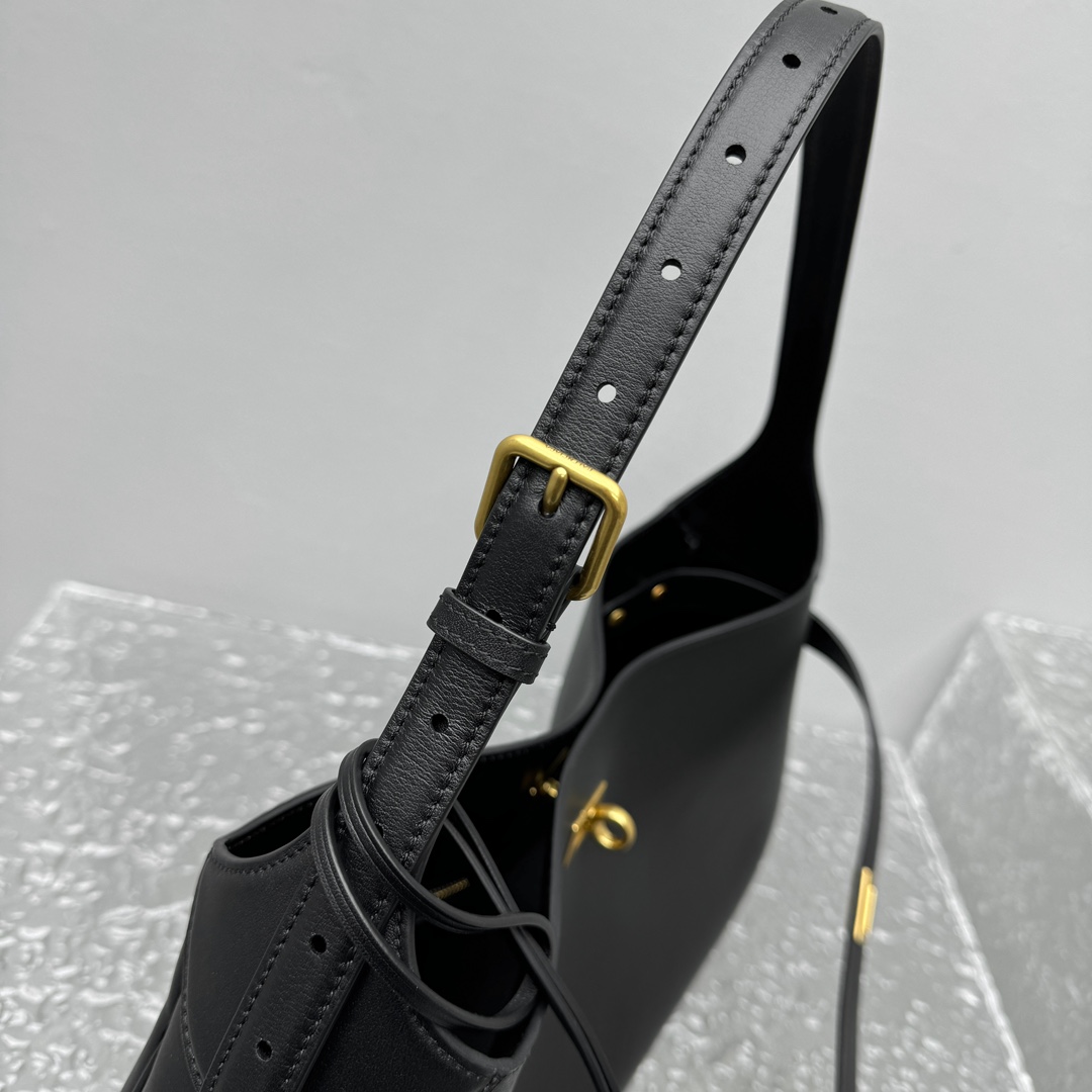 Balenciaga Bel Air Small Shoulder Bag In Black  - PerfectKickZ