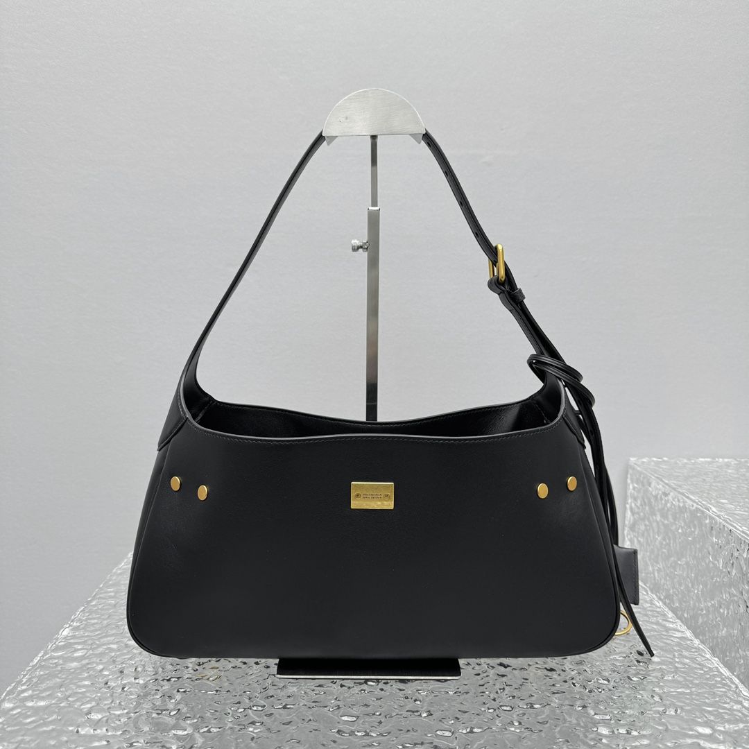 Balenciaga Bel Air Small Shoulder Bag In Black  - PerfectKickZ