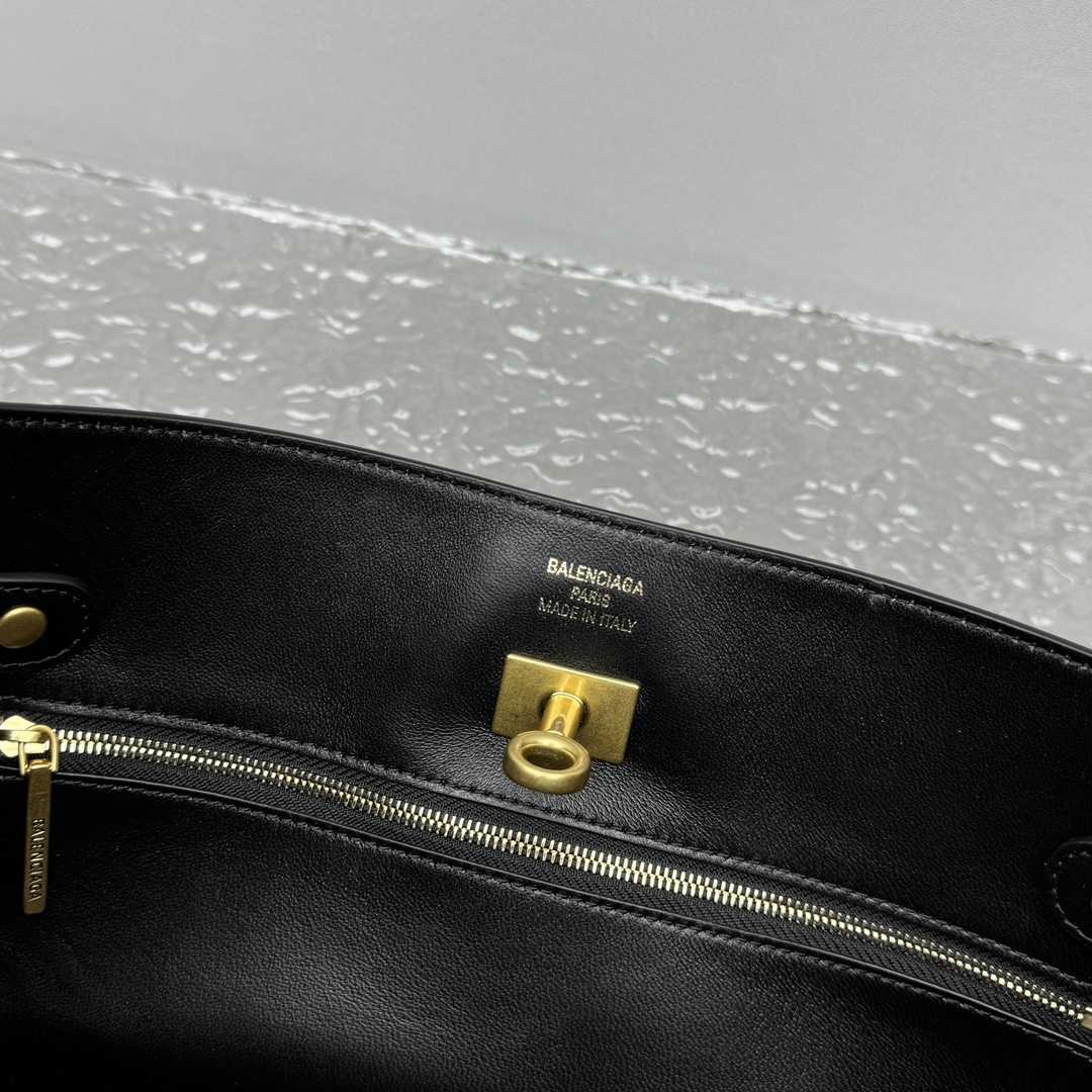 Balenciaga Bel Air Small Shoulder Bag In Black  - PerfectKickZ