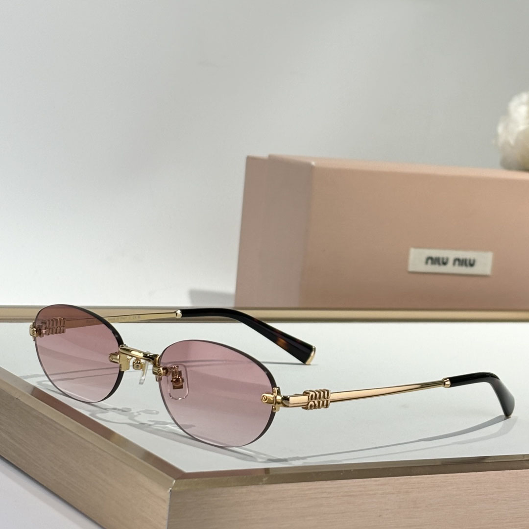 Miu Miu Logo Sunglasses - PerfectKickZ