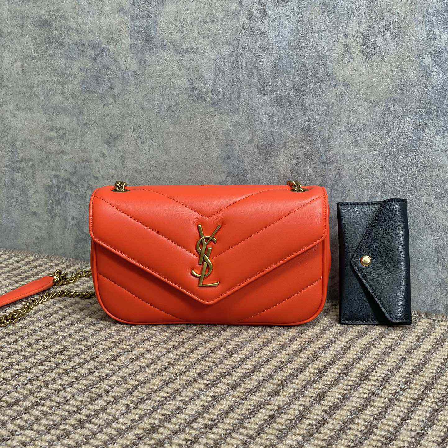 Saint Laurent Loulou Mini In Lambskin - PerfectKickZ