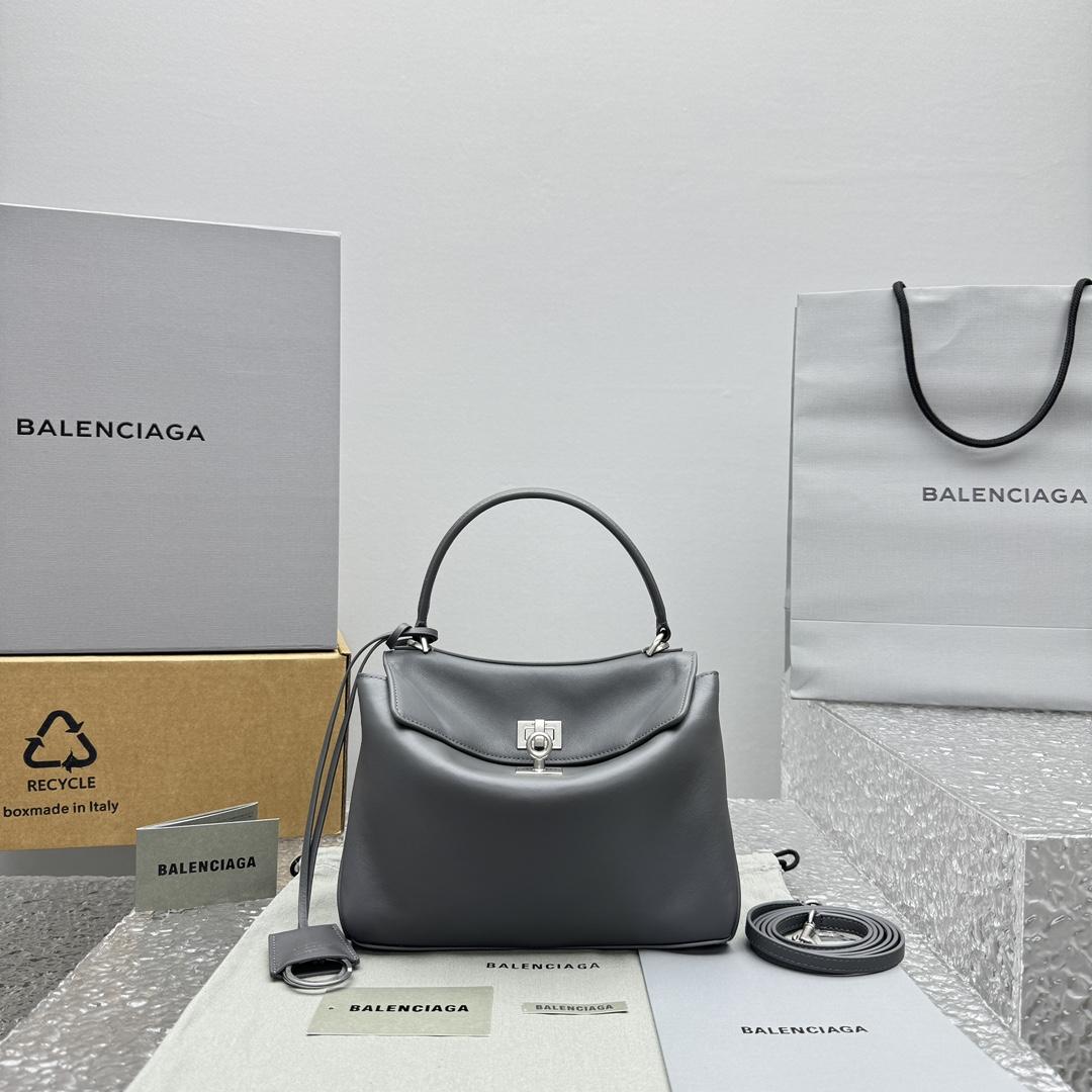 Balenciaga Rodeo Mini Handbag In Grey  - PerfectKickZ