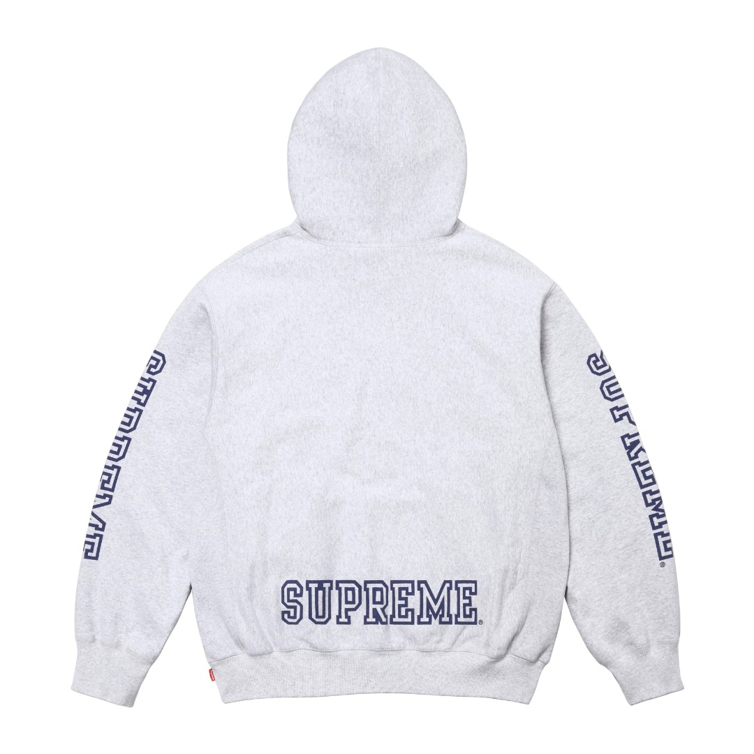 Supreme Collegiate Sleeve Hooded Sweatshirt  - PerfectKickZ