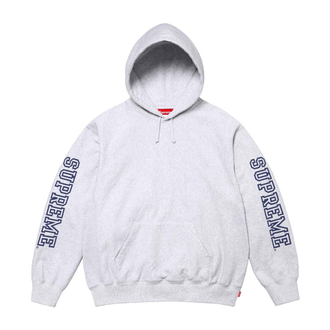Supreme Collegiate Sleeve Hooded Sweatshirt  - PerfectKickZ