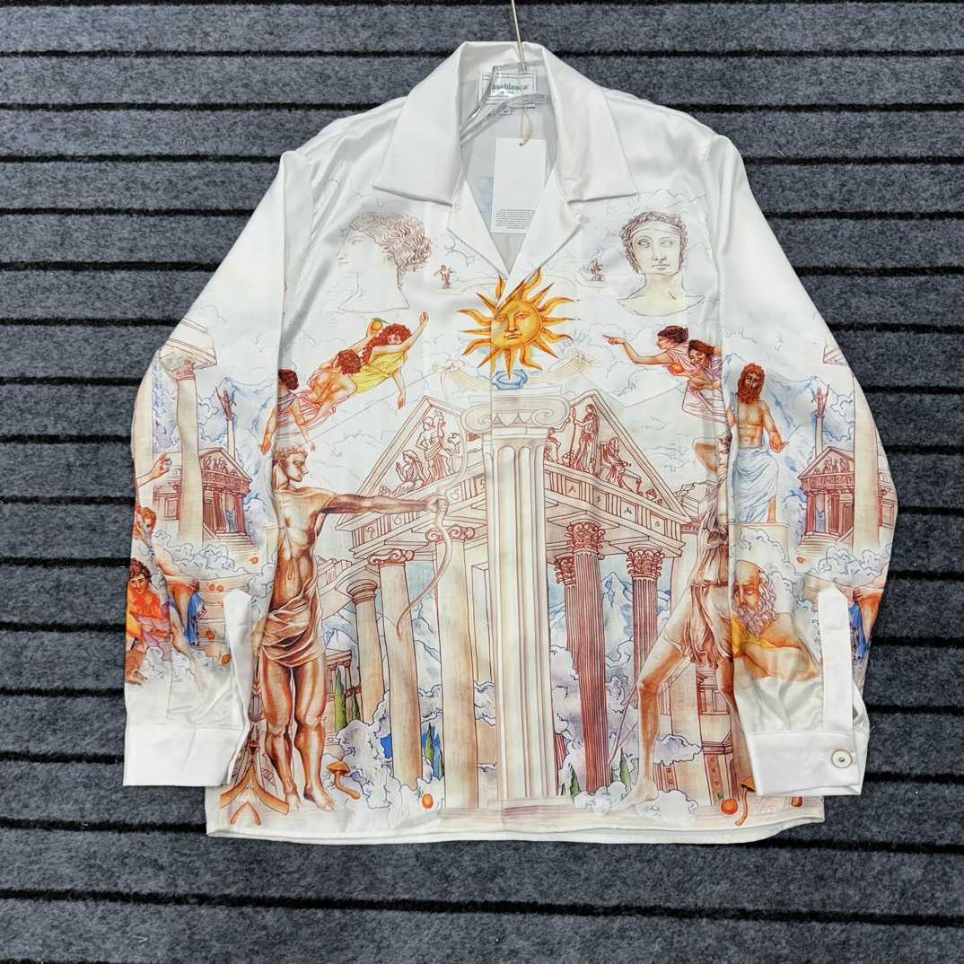 Casablanca Le Temple Du Savoir Shirt - PerfectKickZ