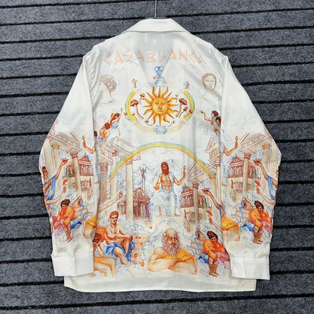 Casablanca Le Temple Du Savoir Shirt - PerfectKickZ