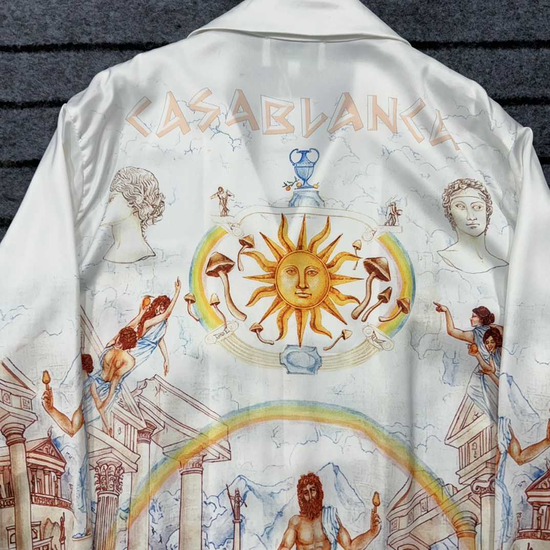 Casablanca Le Temple Du Savoir Shirt - PerfectKickZ