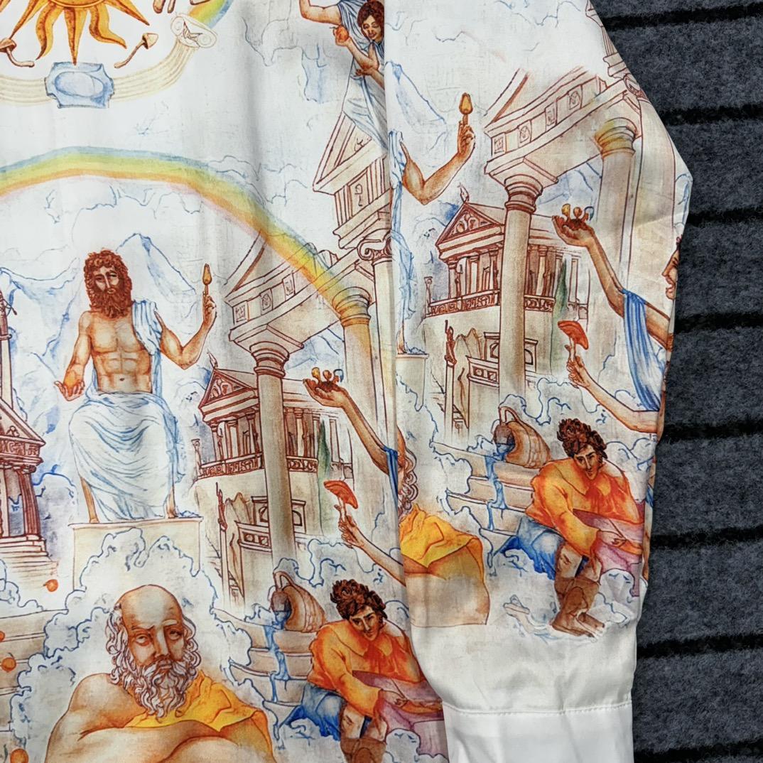 Casablanca Le Temple Du Savoir Shirt - PerfectKickZ