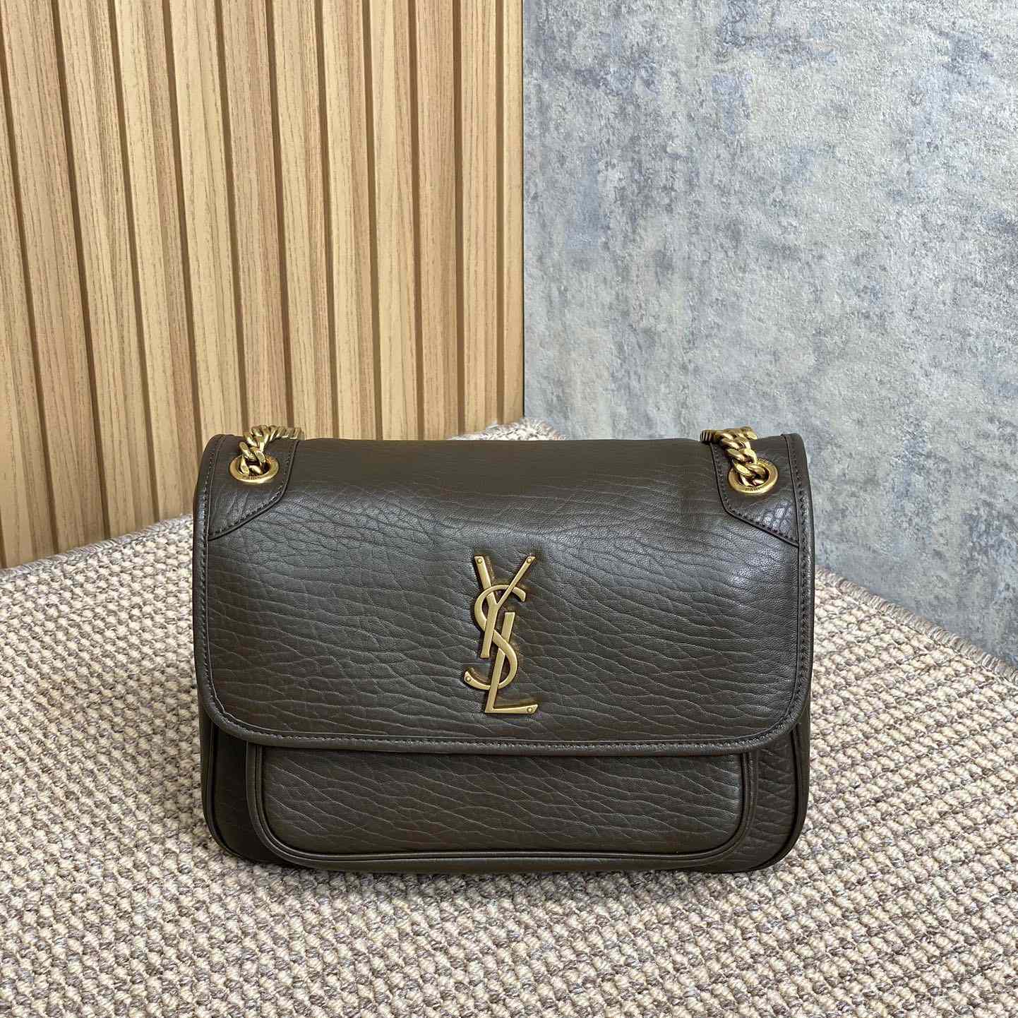 Saint Laurent Niki Medium In Grained Lambskin - PerfectKickZ