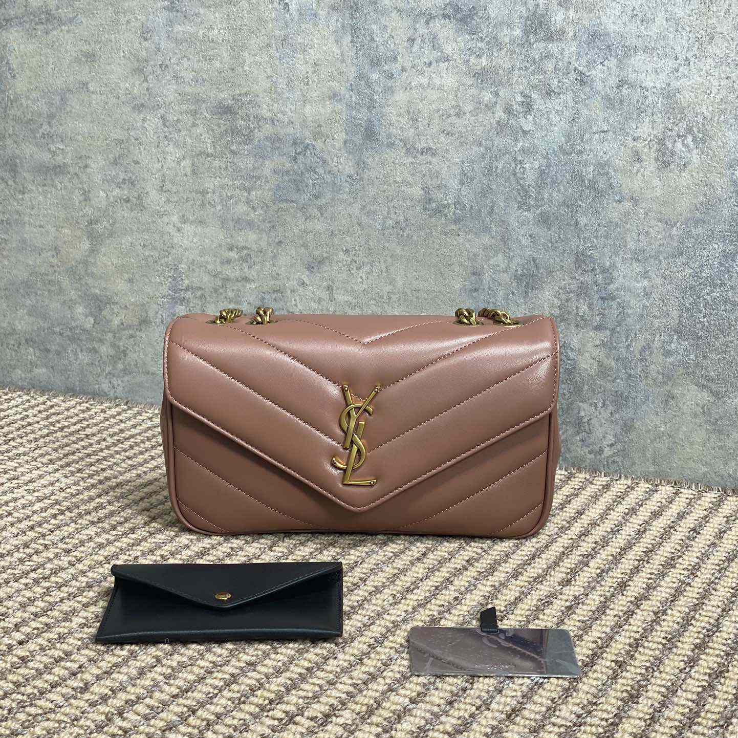 Saint Laurent Loulou Small In Matelasse Lambskin - PerfectKickZ
