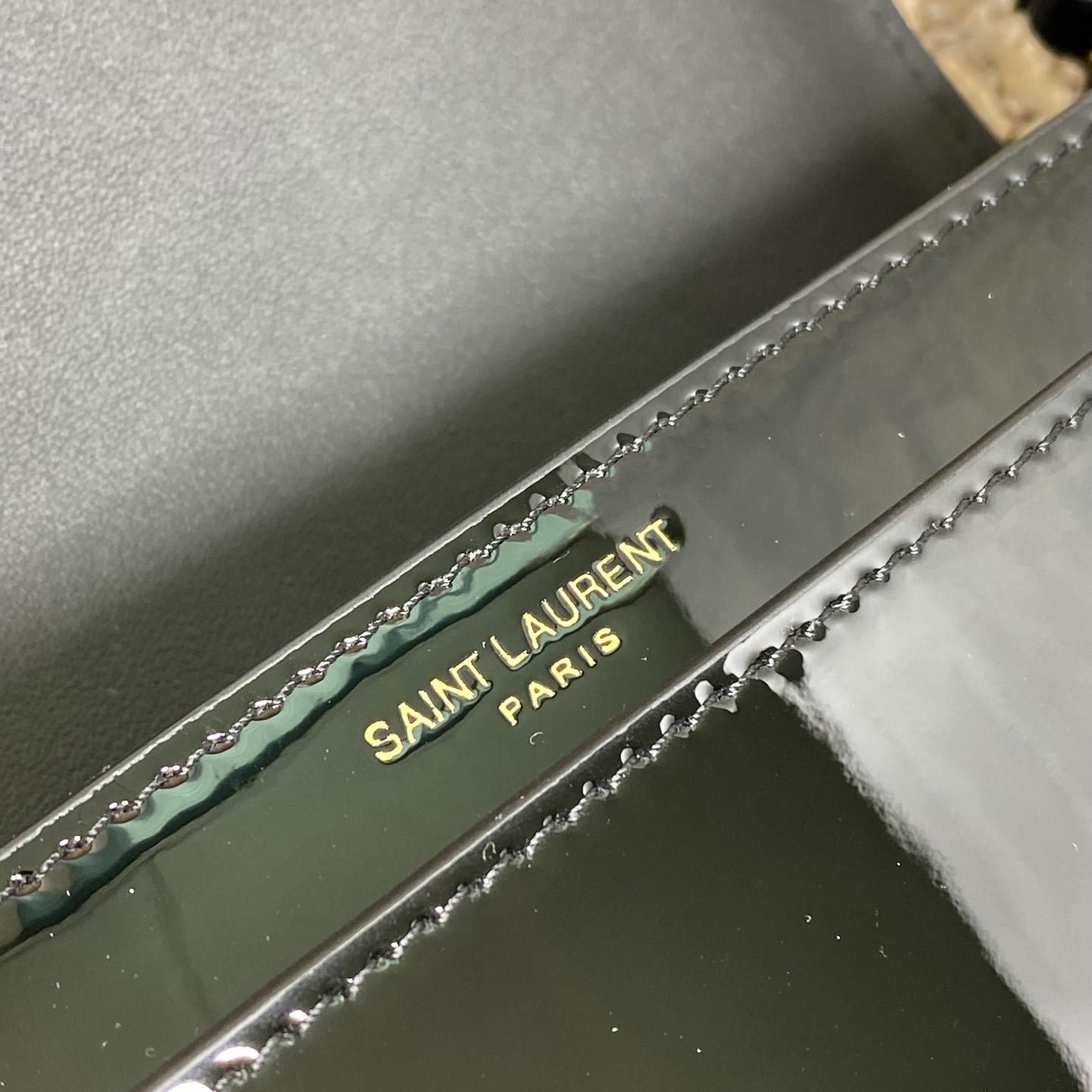 Saint Laurent Mini Voltaire In Patent Leather - PerfectKickZ