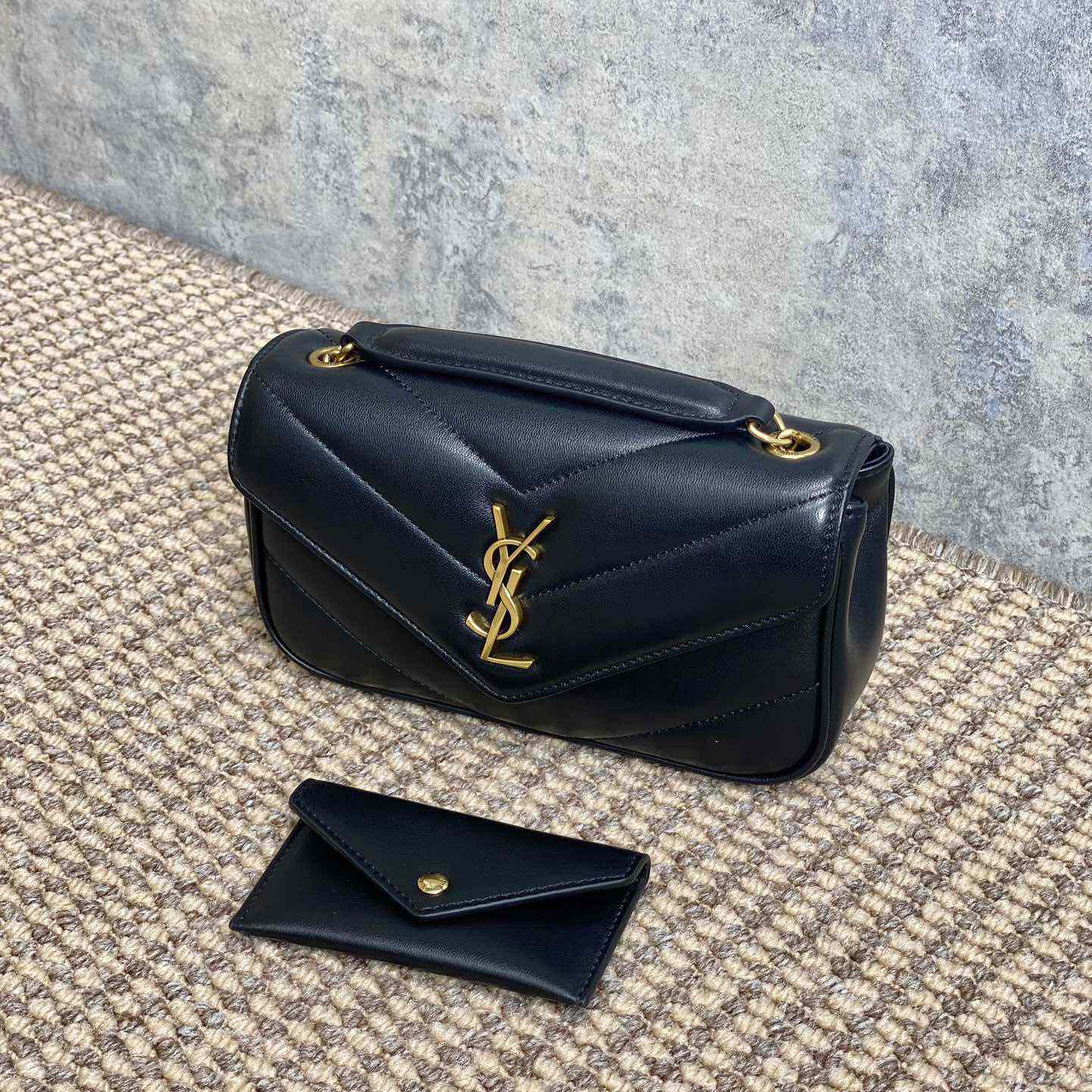 Saint Laurent Loulou Mini In Lambskin - PerfectKickZ