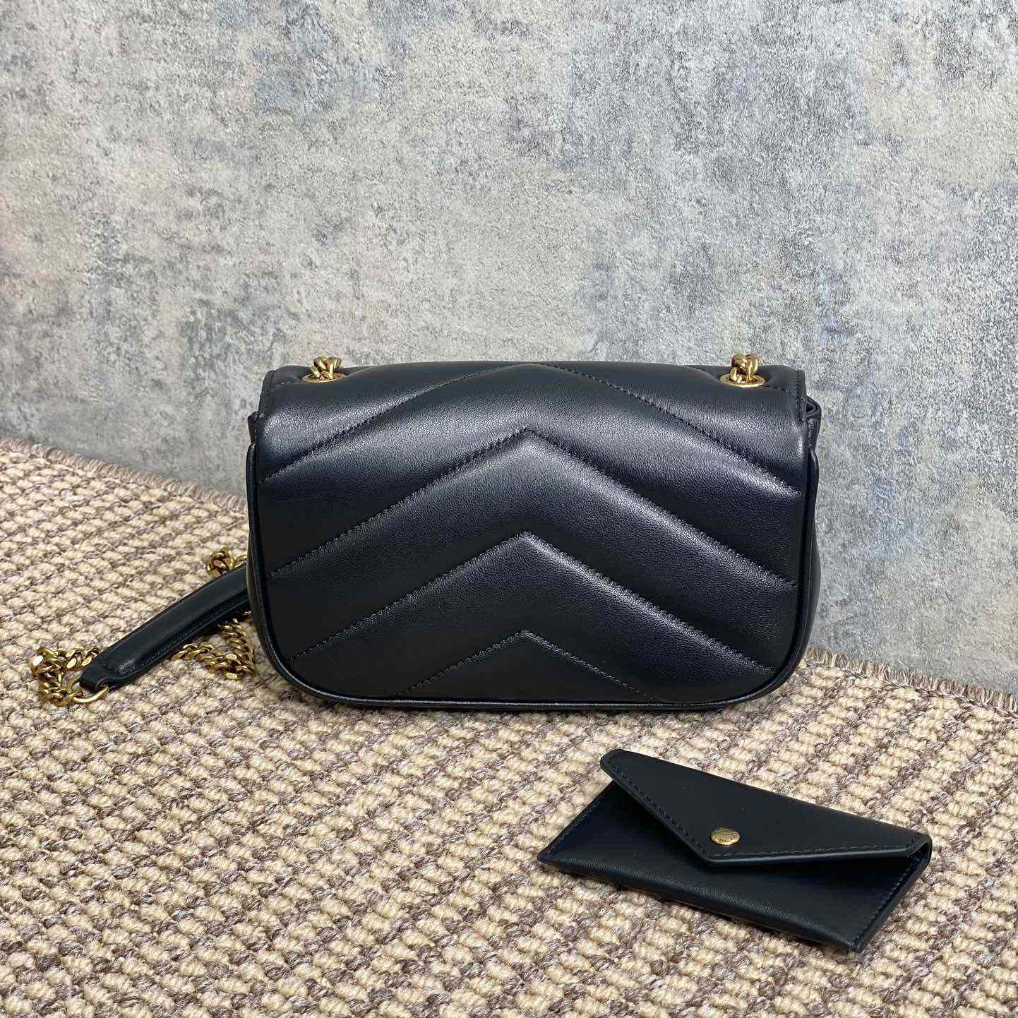 Saint Laurent Loulou Mini In Lambskin - PerfectKickZ