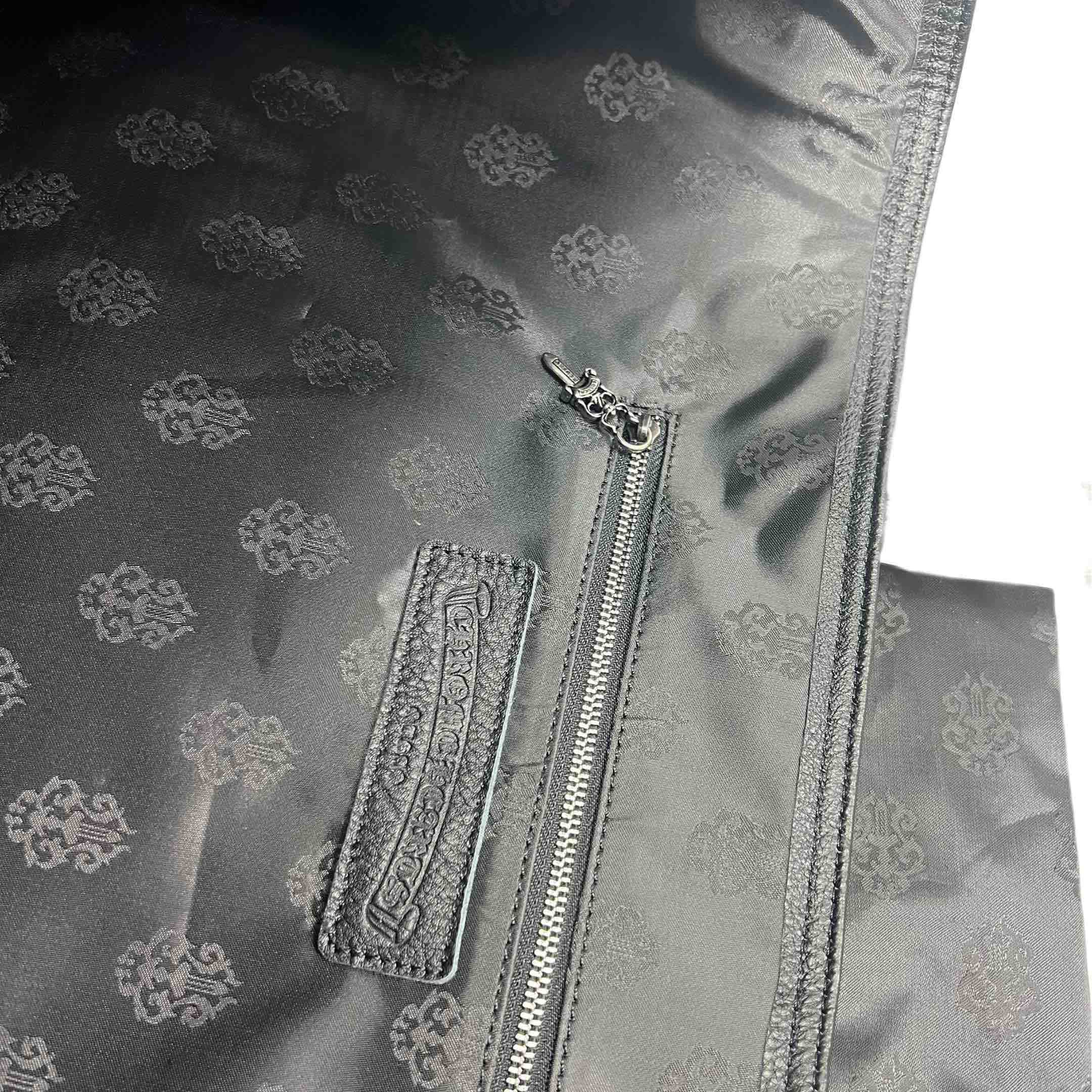 Chrome Hearts All-Over Cross Patch Leather Tote Bag  （47-29-12cm） - PerfectKickZ