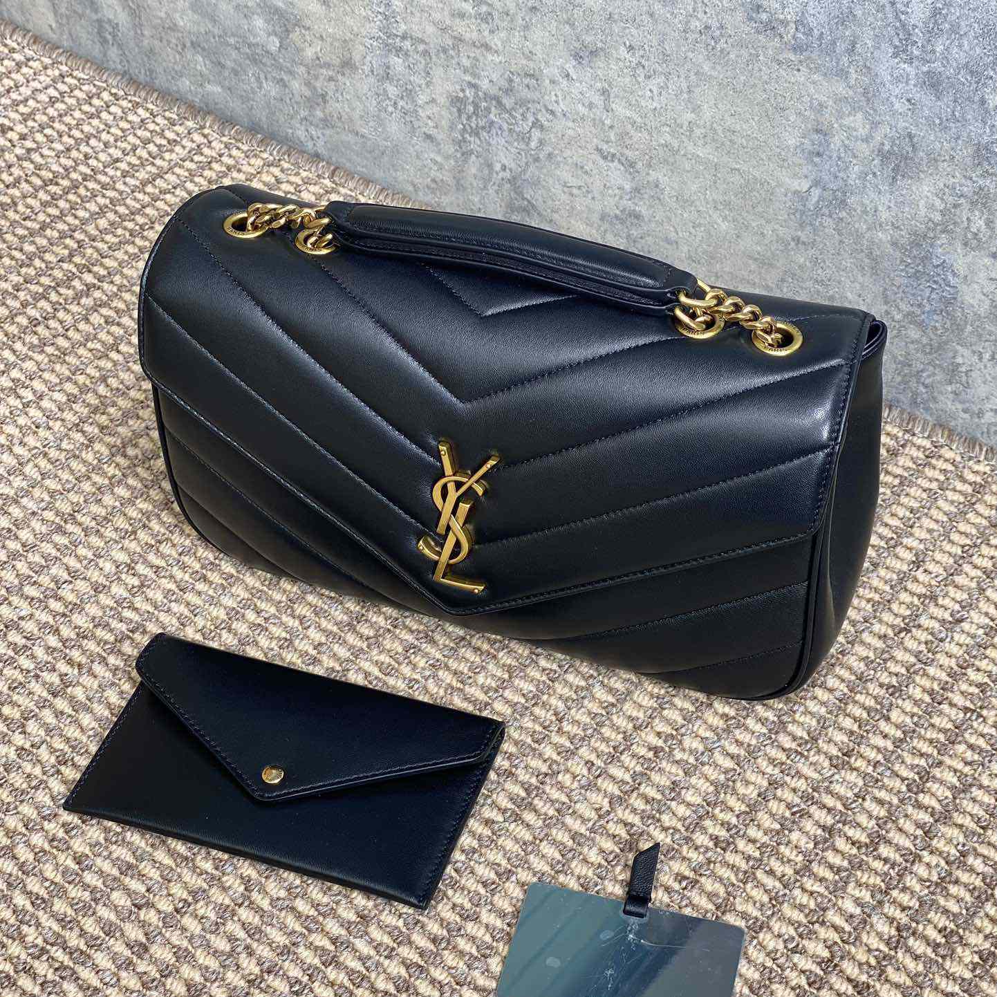 Saint Laurent Loulou Medium In Matelasse Lambskin - PerfectKickZ