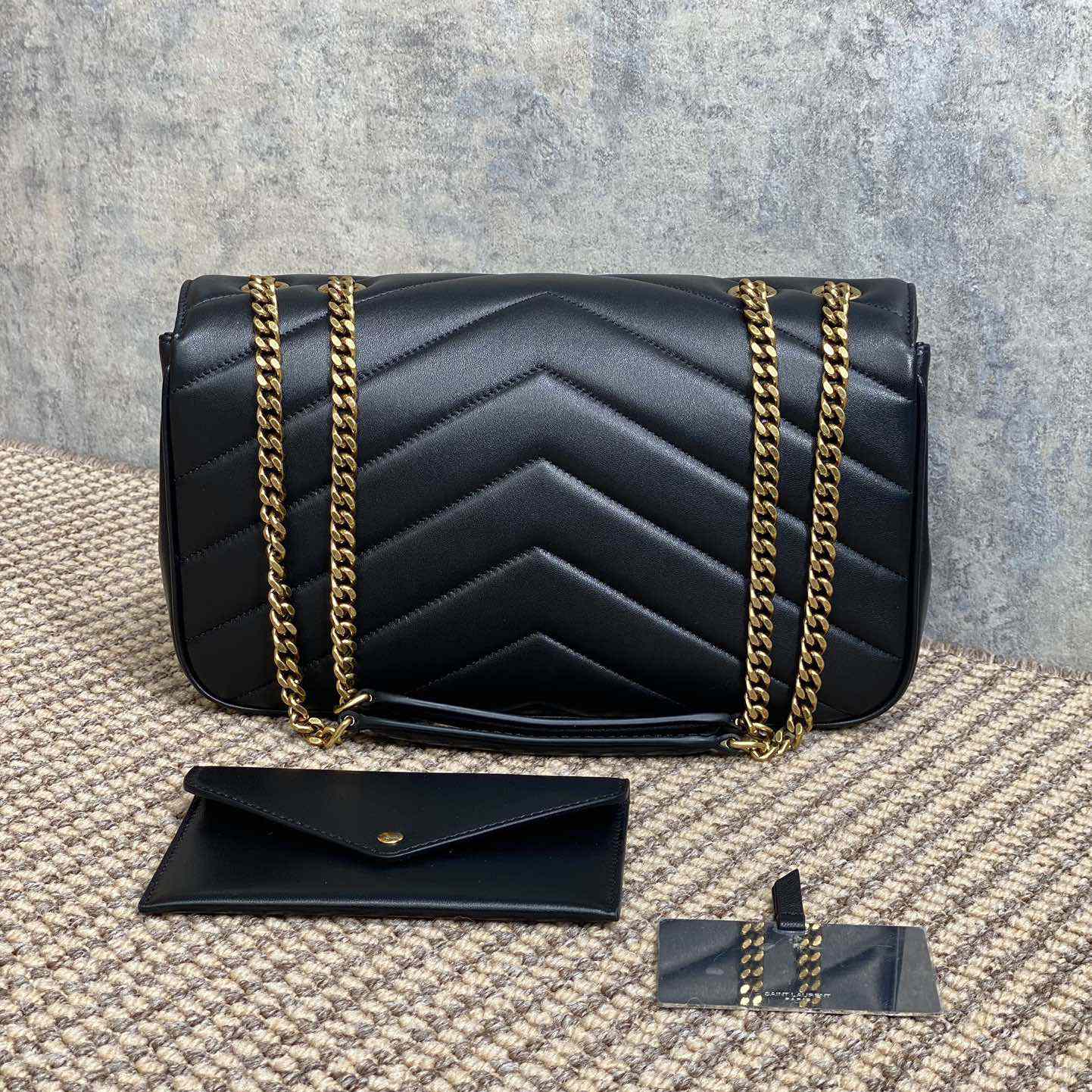 Saint Laurent Loulou Medium In Matelasse Lambskin - PerfectKickZ