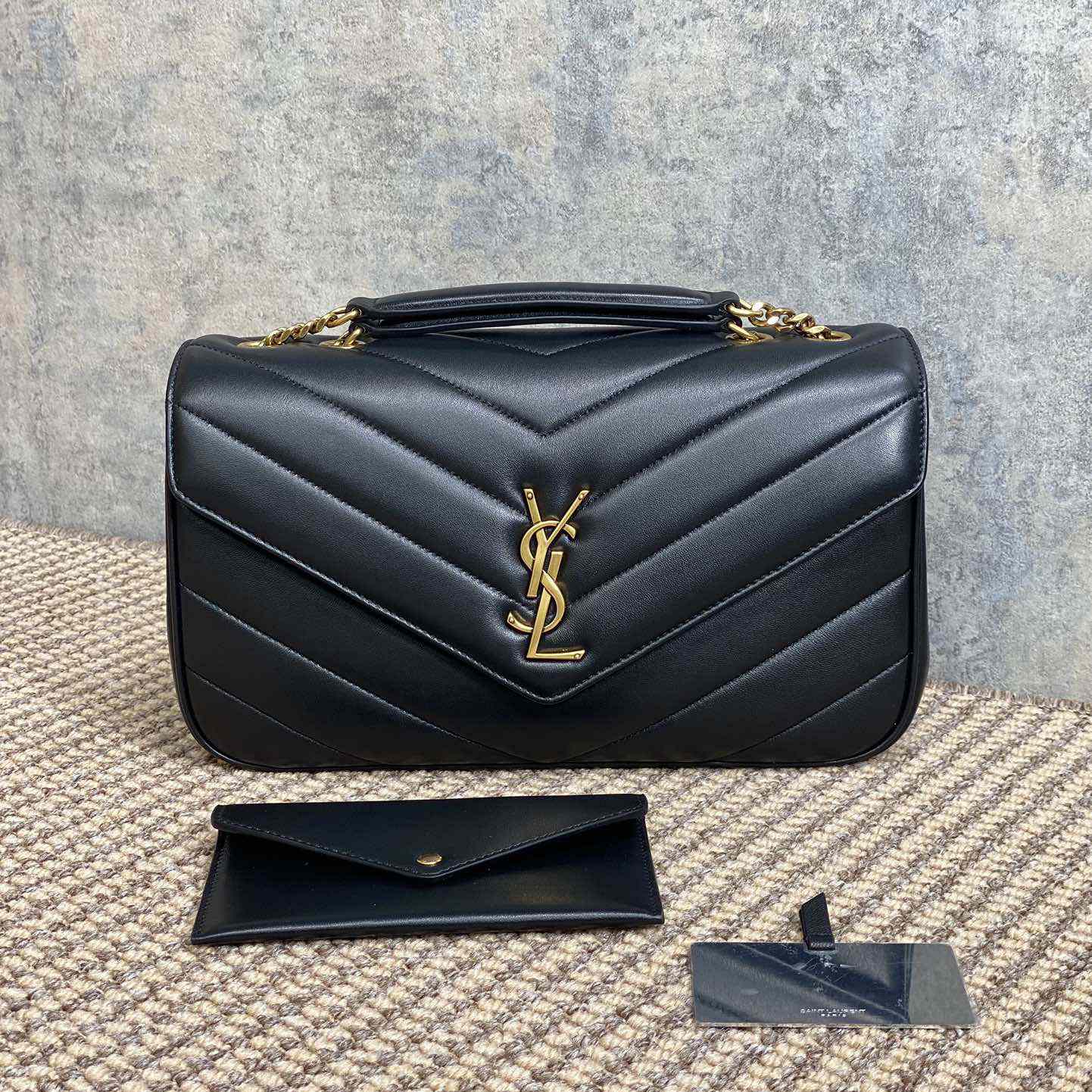 Saint Laurent Loulou Medium In Matelasse Lambskin - PerfectKickZ