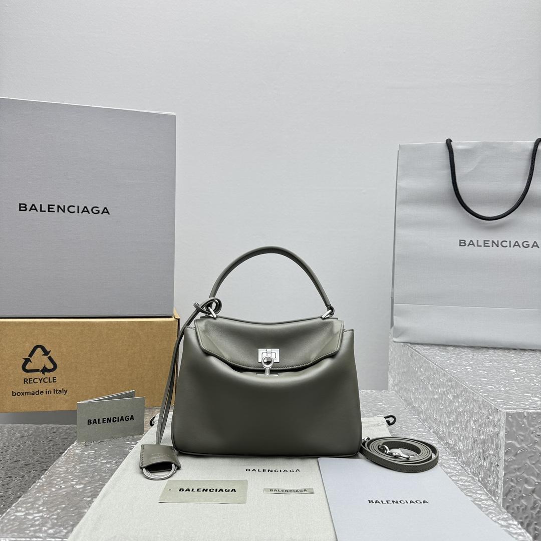 Balenciaga Rodeo Mini Handbag In Khaki   - PerfectKickZ