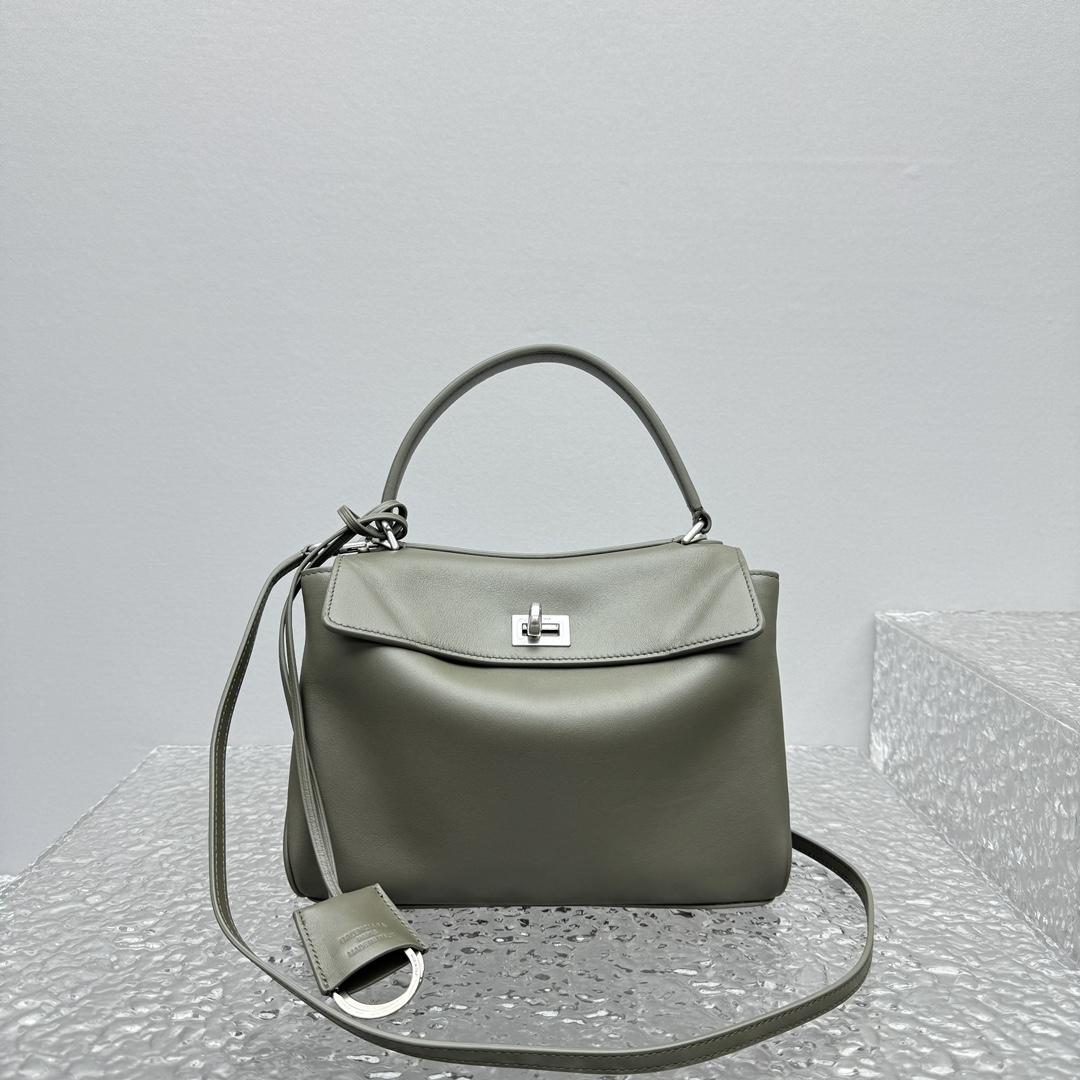 Balenciaga Rodeo Mini Handbag In Khaki   - PerfectKickZ
