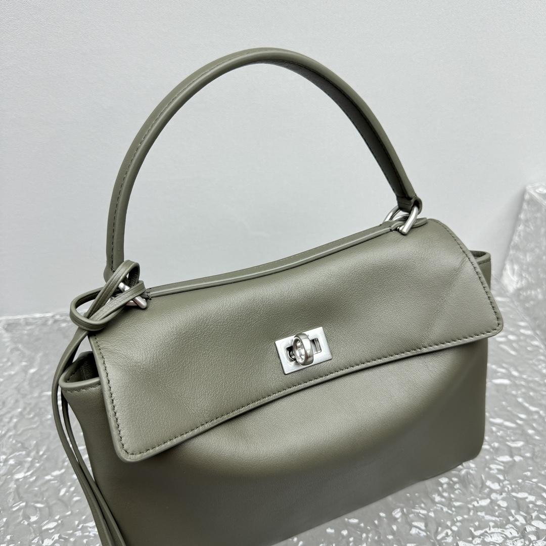 Balenciaga Rodeo Mini Handbag In Khaki   - PerfectKickZ