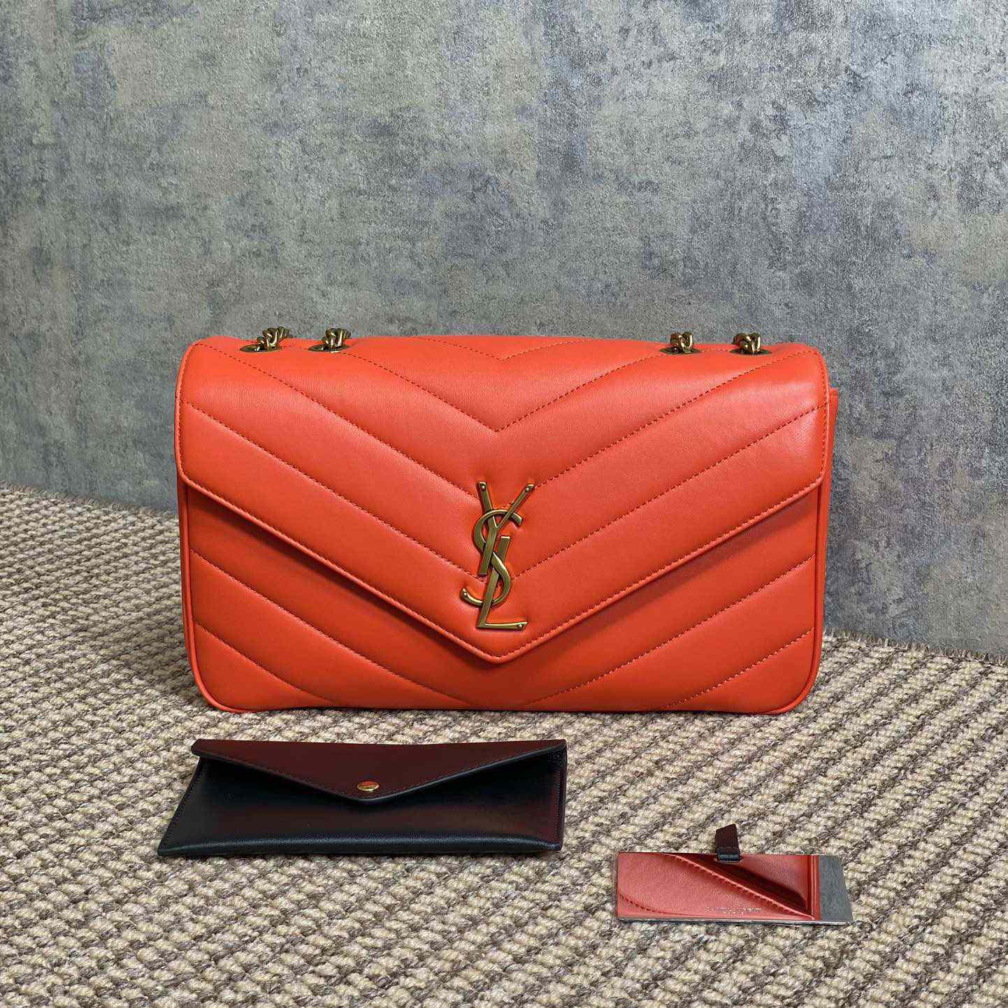 Saint Laurent Loulou Medium In Matelasse Lambskin - PerfectKickZ