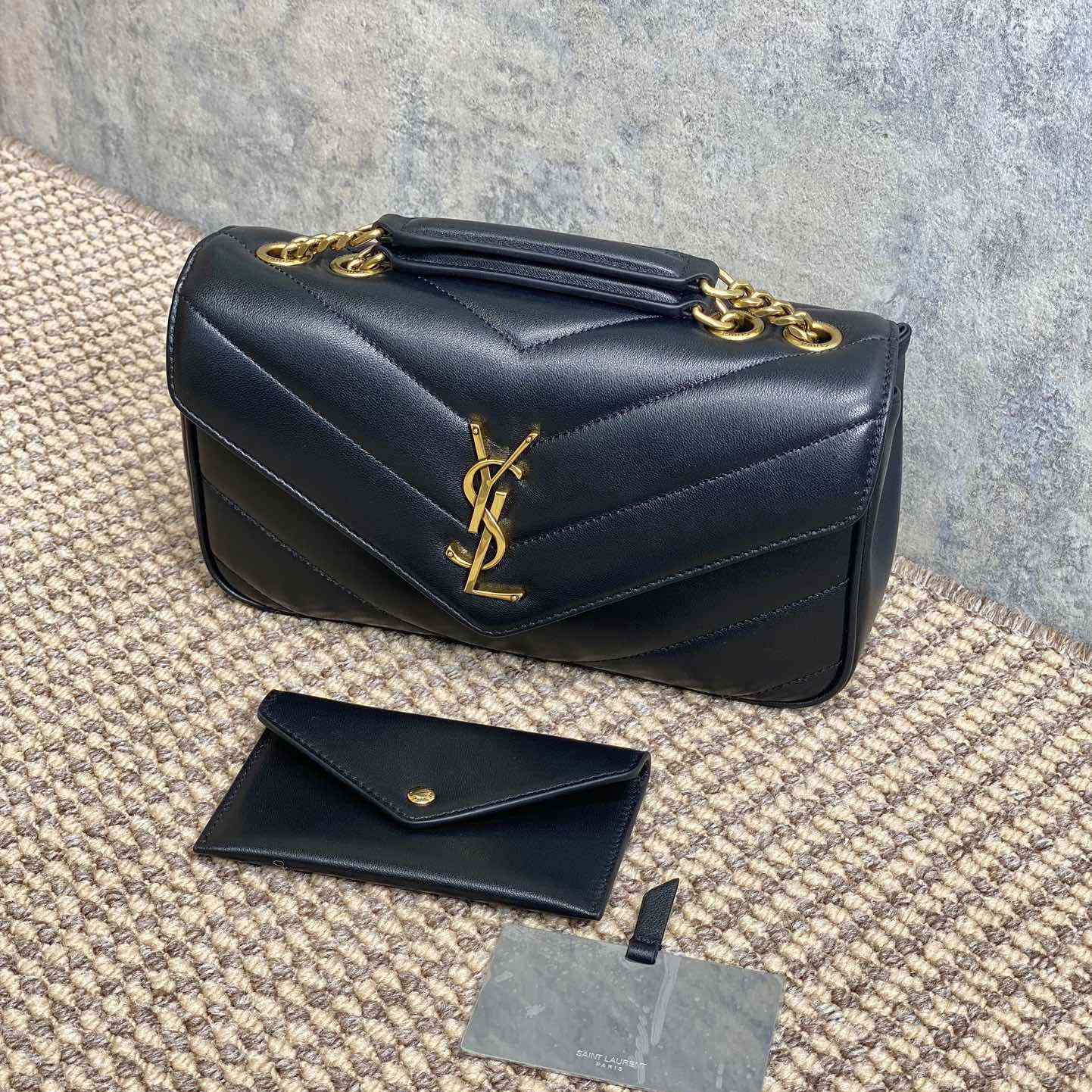 Saint Laurent Loulou Small In Matelasse Lambskin - PerfectKickZ