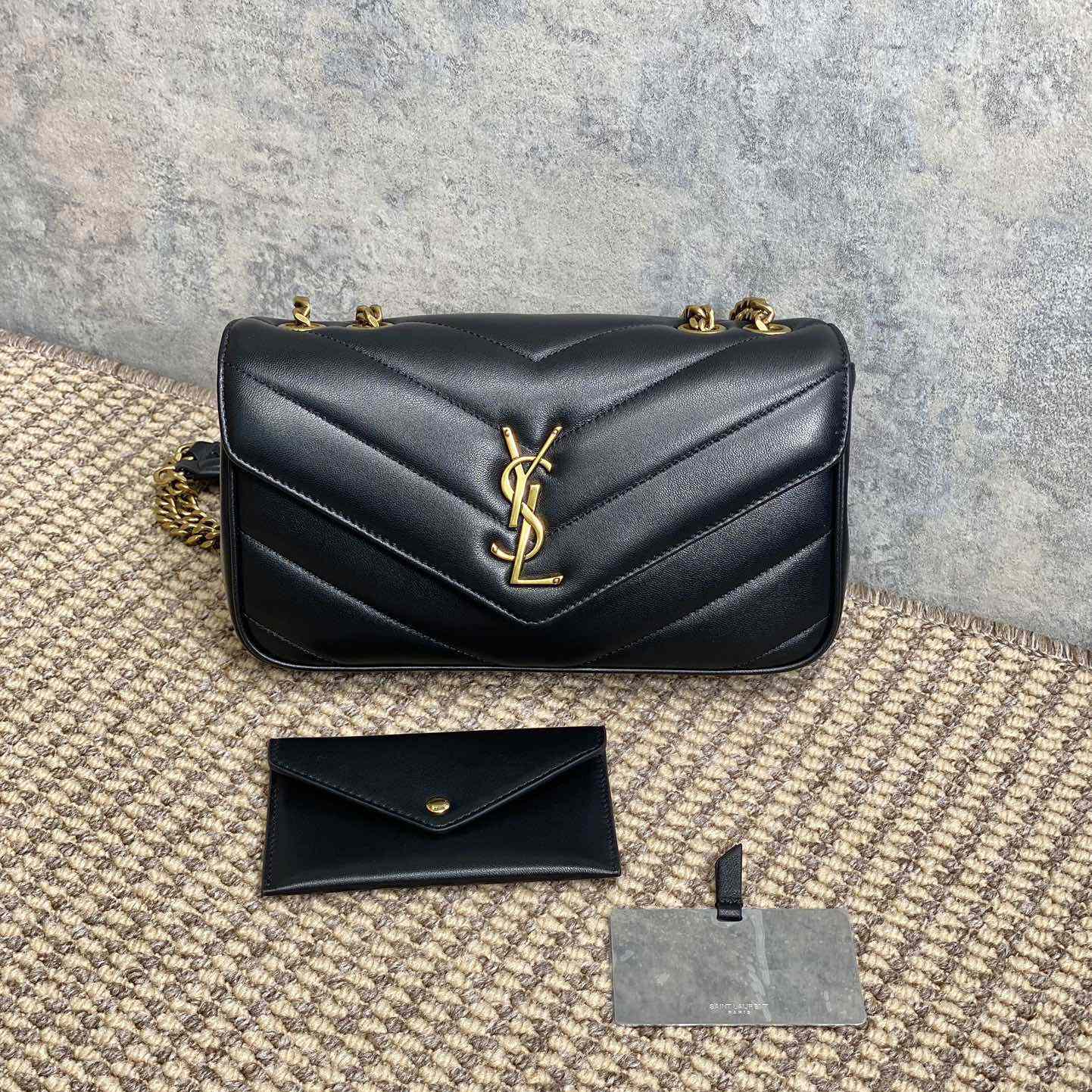 Saint Laurent Loulou Small In Matelasse Lambskin - PerfectKickZ