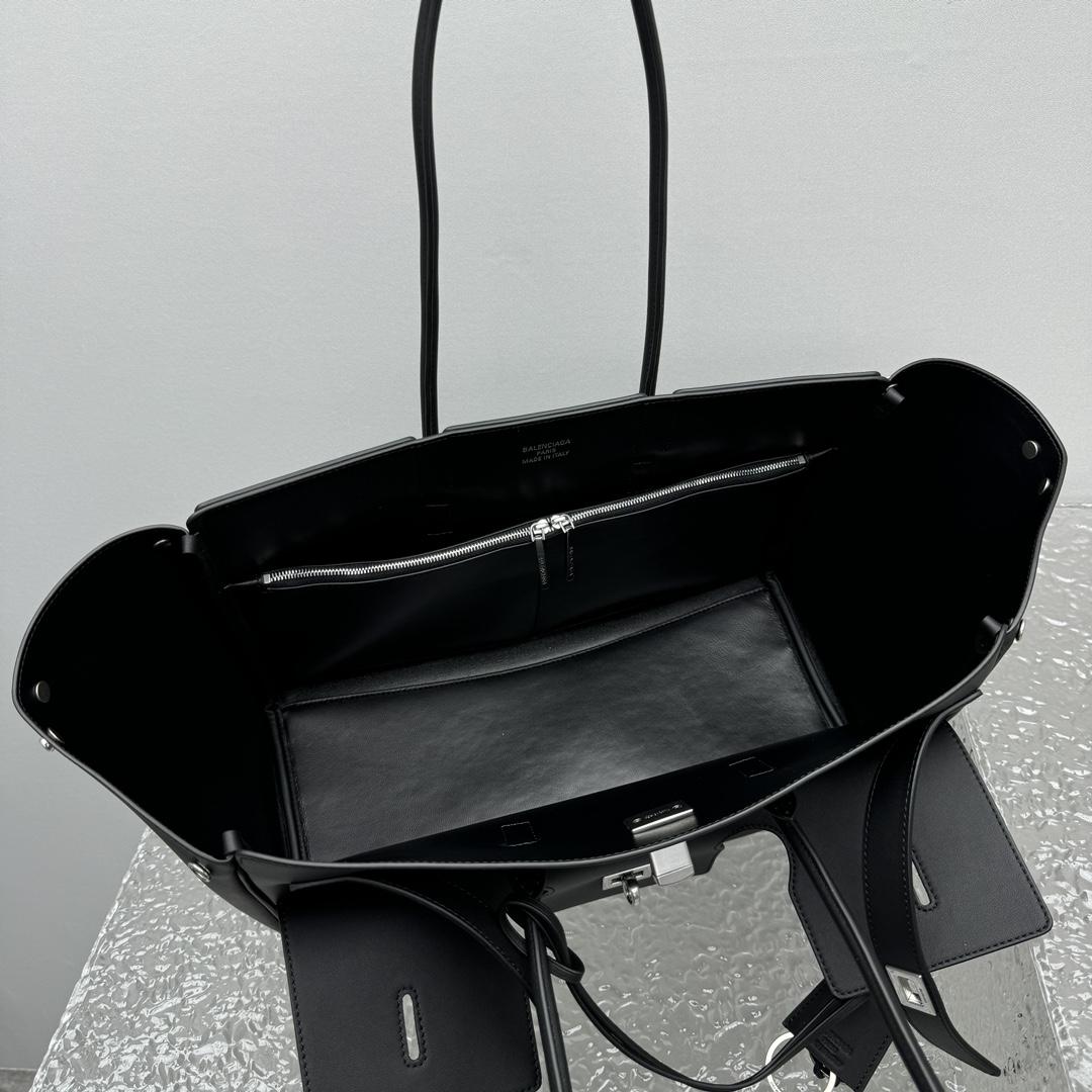 Balenciaga Bel Air Medium Carry All Bag In Black  - PerfectKickZ