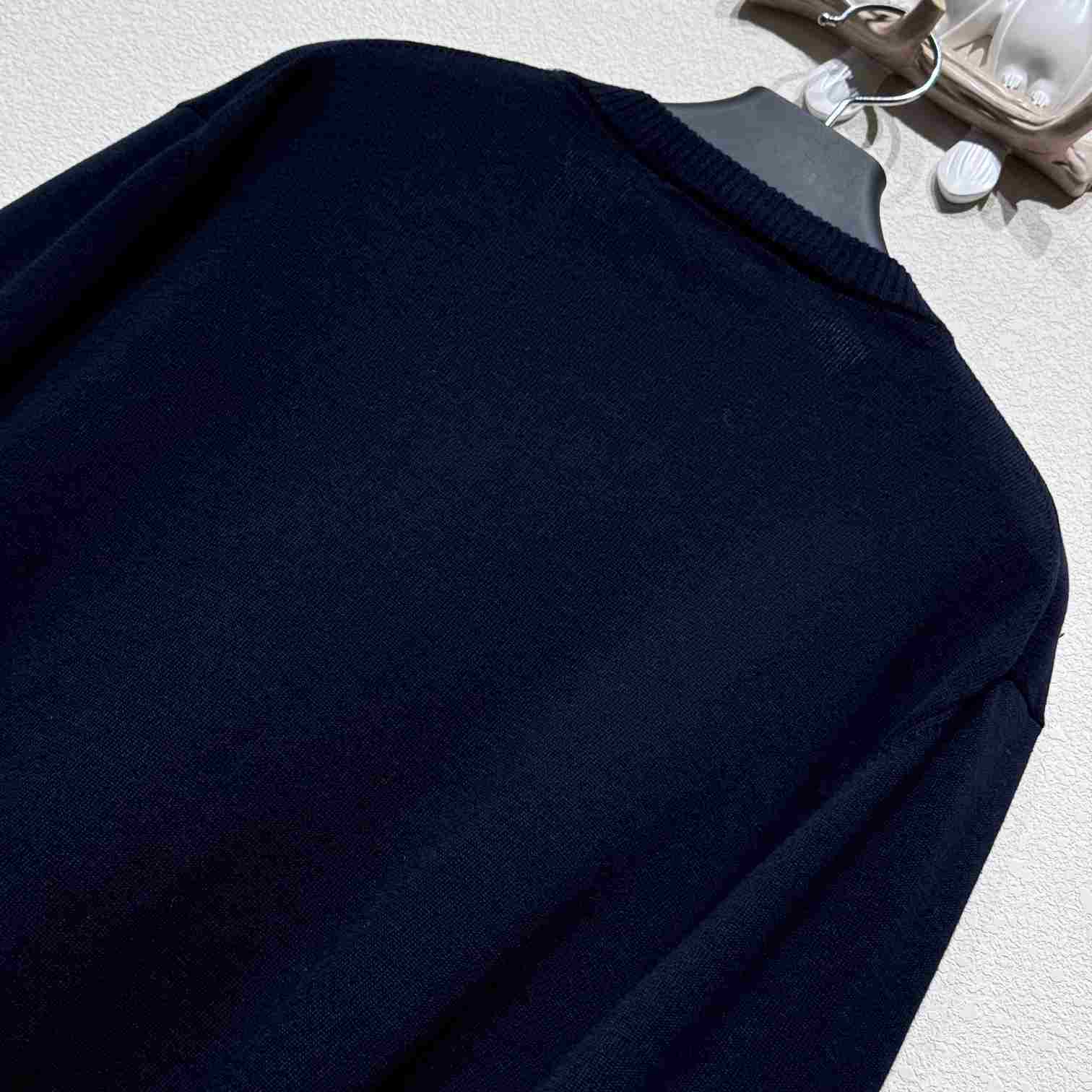Fendi Navy Blue Wool Jumper - PerfectKickZ