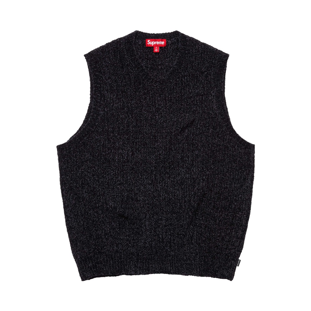 Supreme Chenille Sweater Vest  - PerfectKickZ
