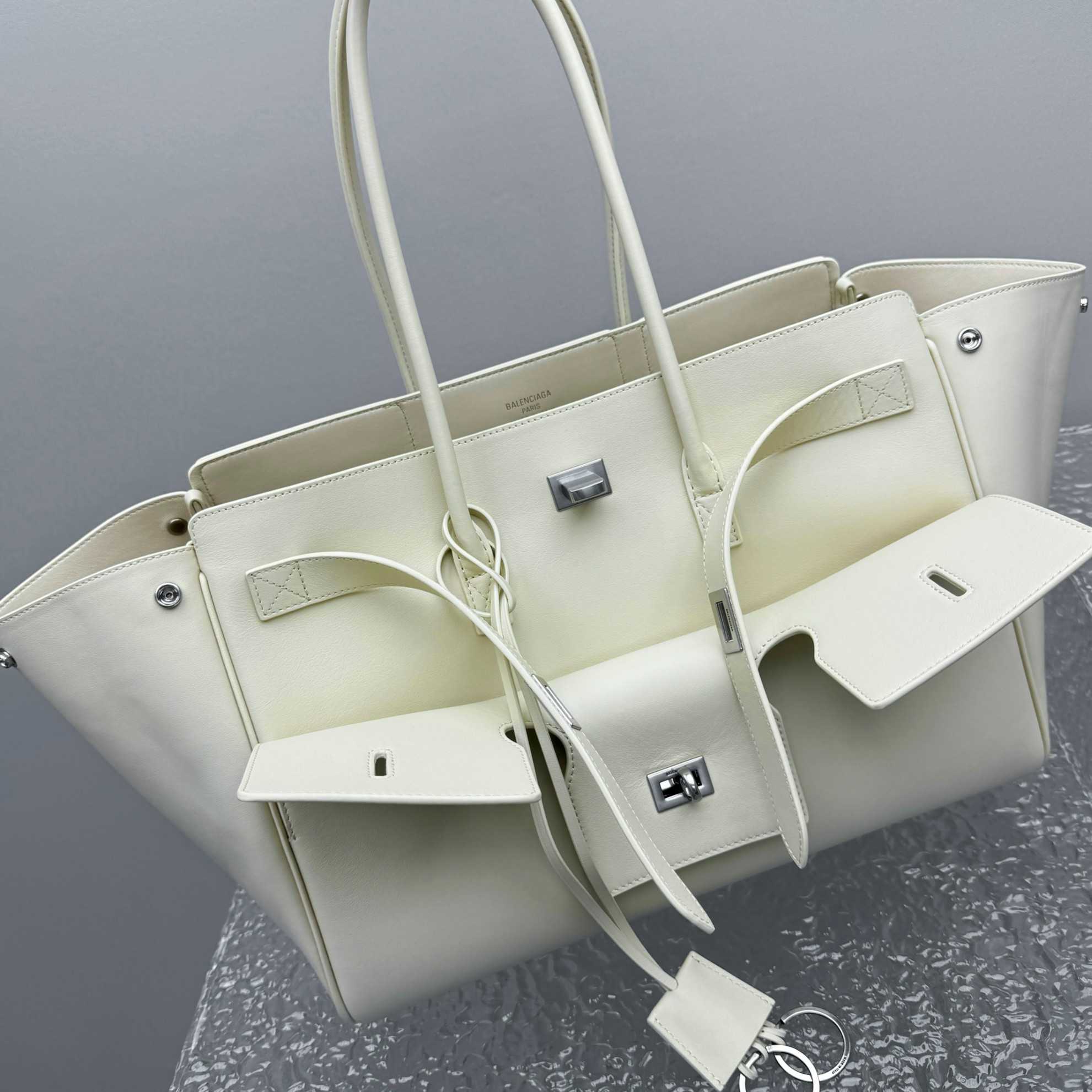 Balenciaga Bel Air Medium Carry All Bag In Soya - PerfectKickZ