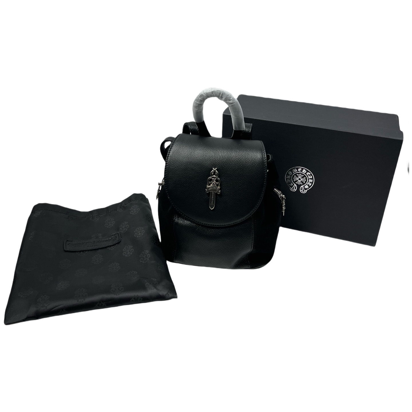 Chrome Hearts Leather-Trimmed Iggy Backpack - PerfectKickZ
