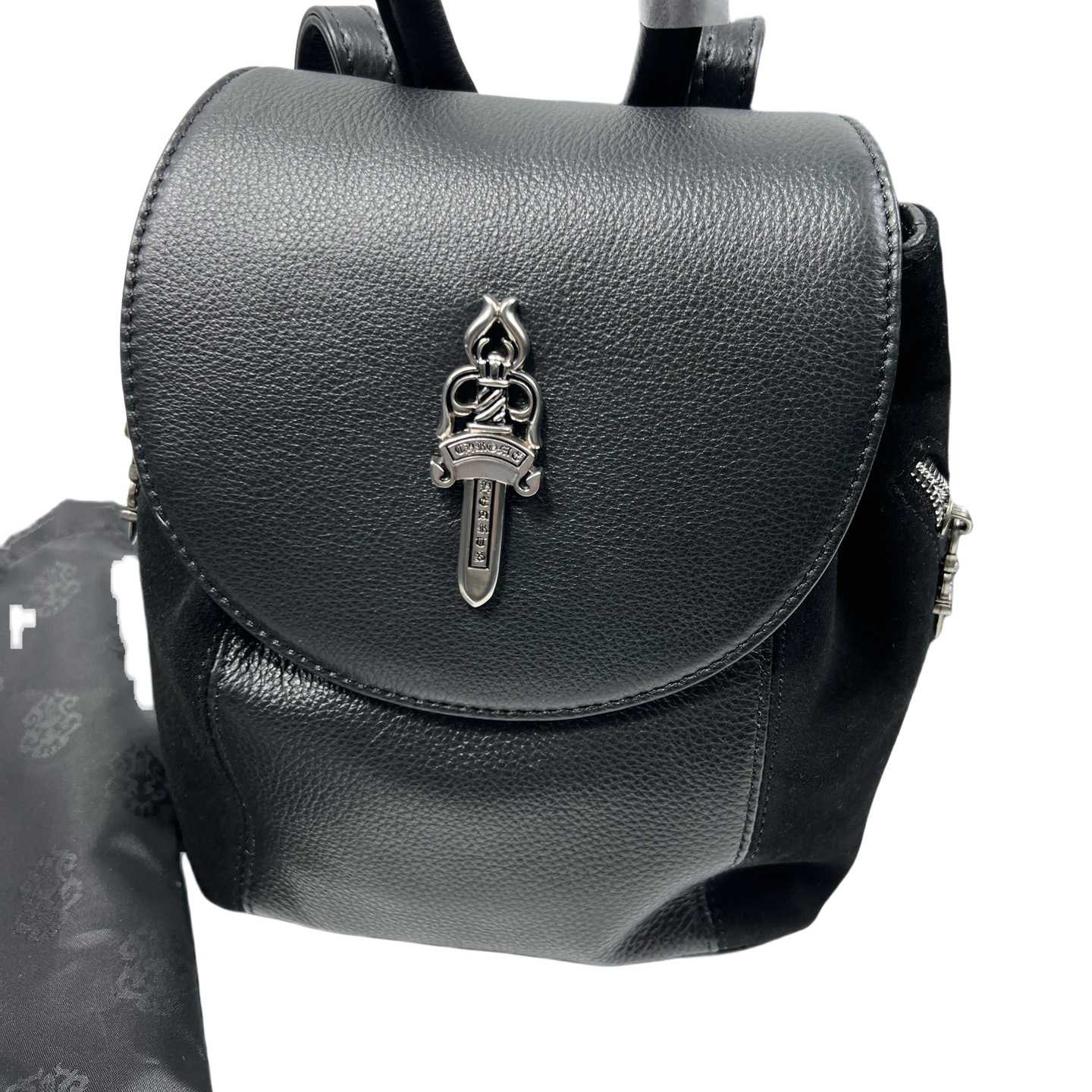 Chrome Hearts Leather-Trimmed Iggy Backpack - PerfectKickZ