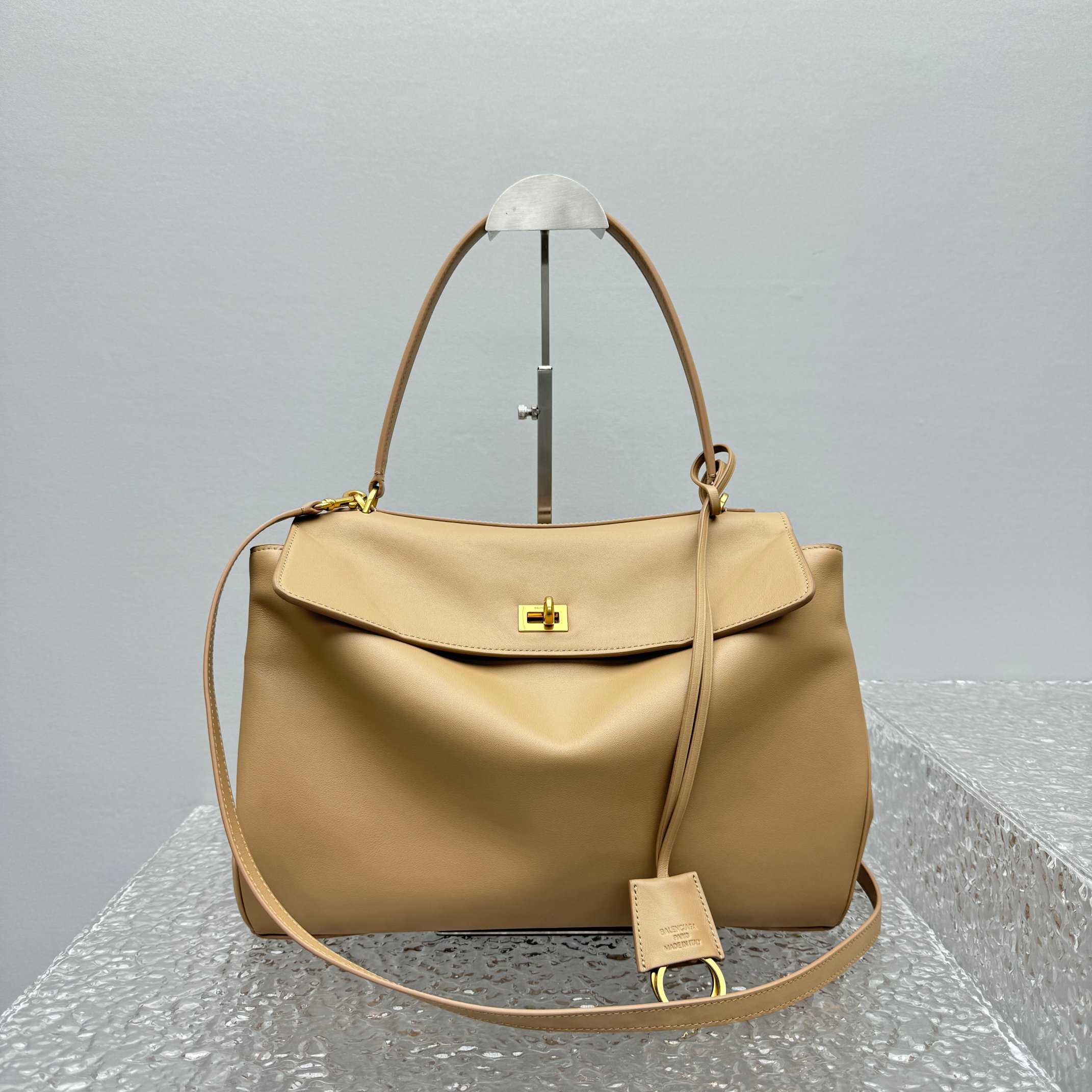 Balenciaga Rodeo Medium Handbag In Latte  - PerfectKickZ