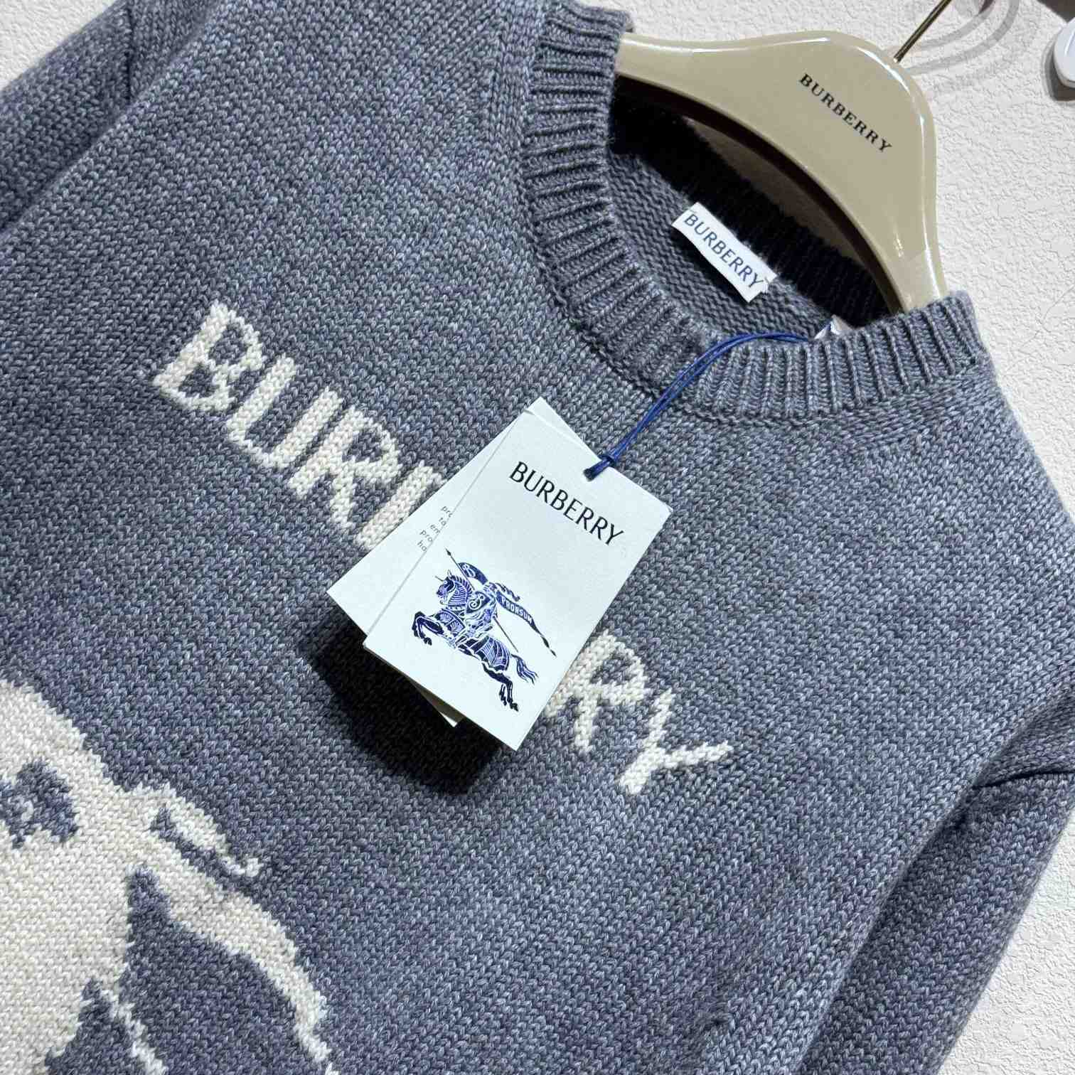 Burberry EKD Wool Cashmere Sweater - PerfectKickZ