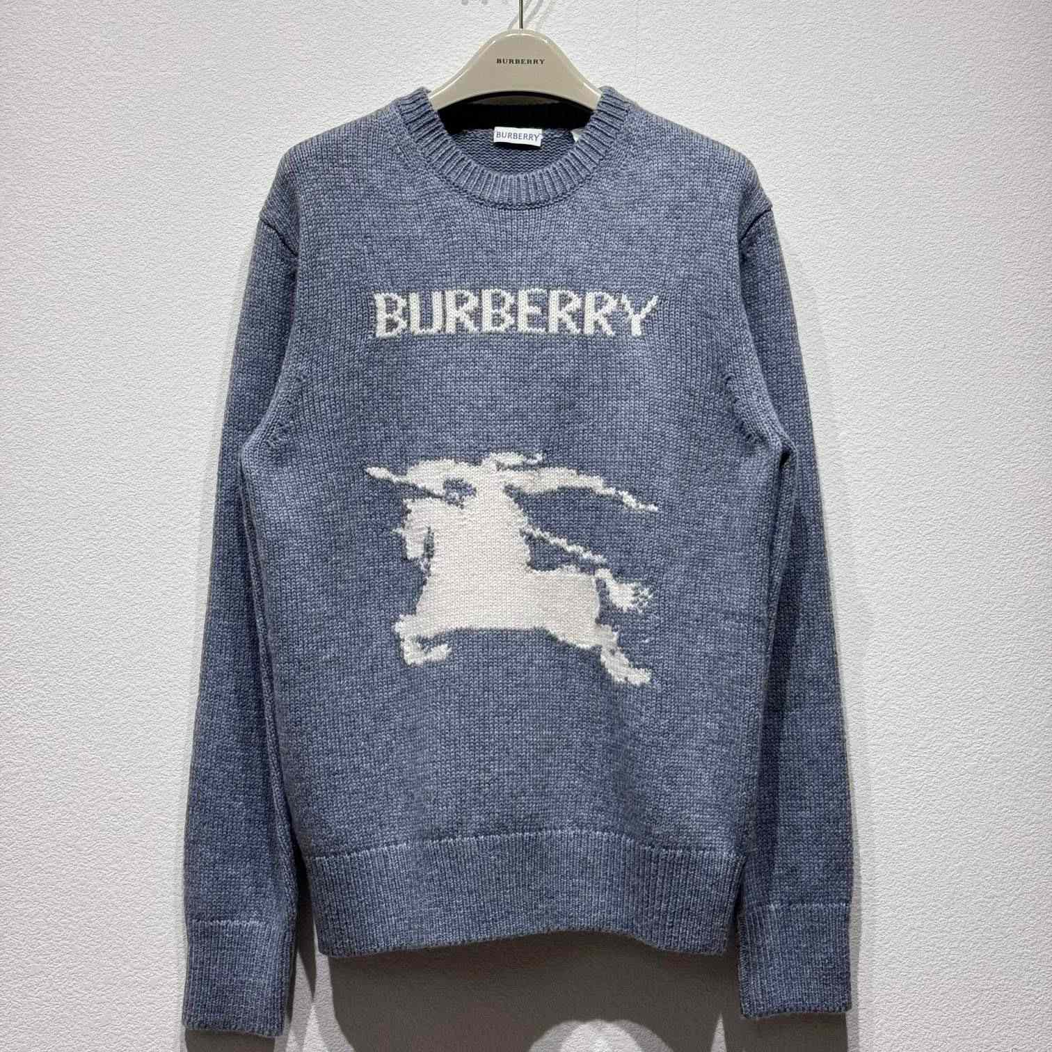 Burberry EKD Wool Cashmere Sweater - PerfectKickZ