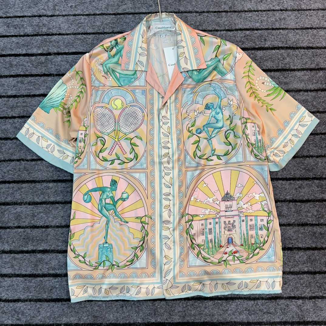 Casablanca Vase Linen Shirt - PerfectKickZ