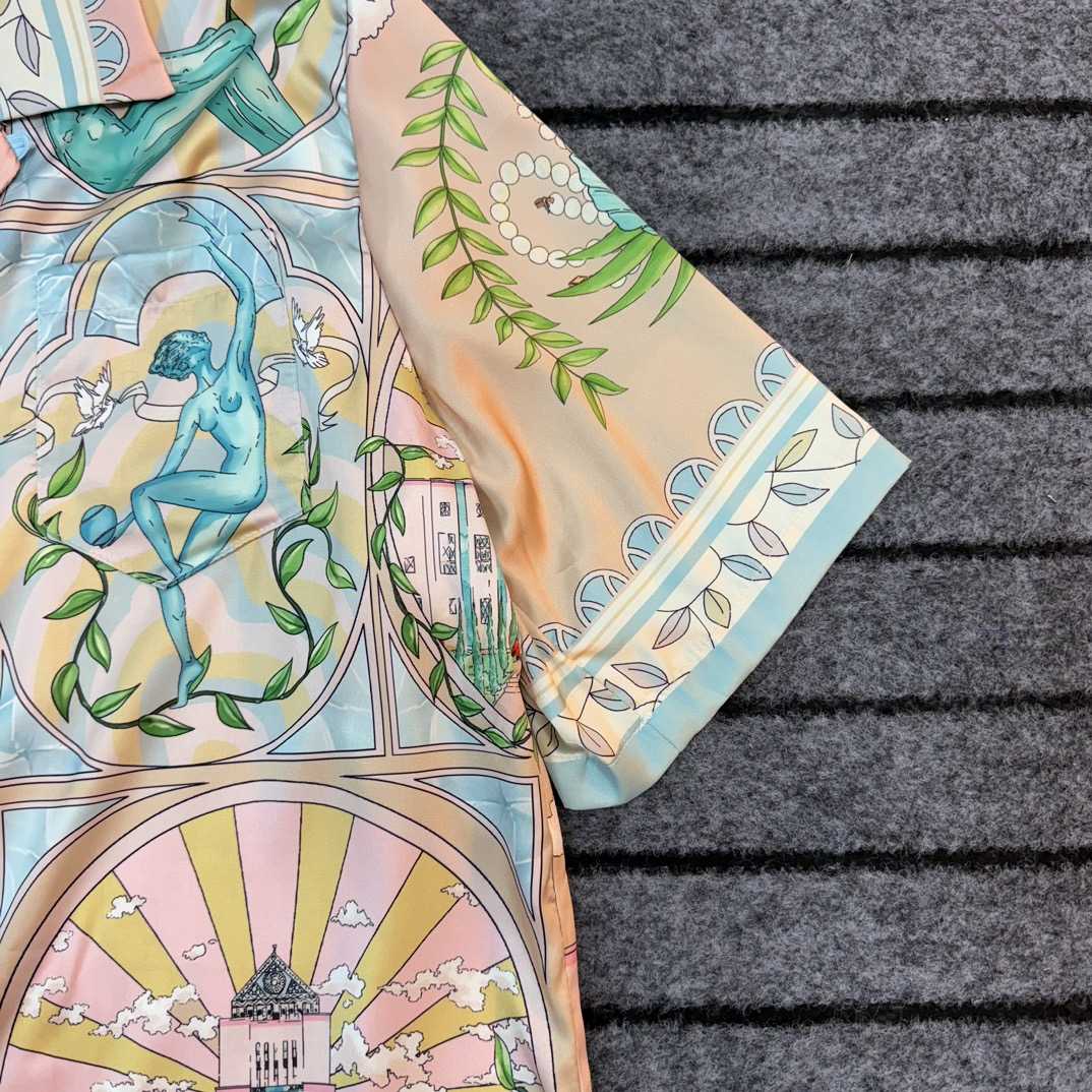 Casablanca Vase Linen Shirt - PerfectKickZ