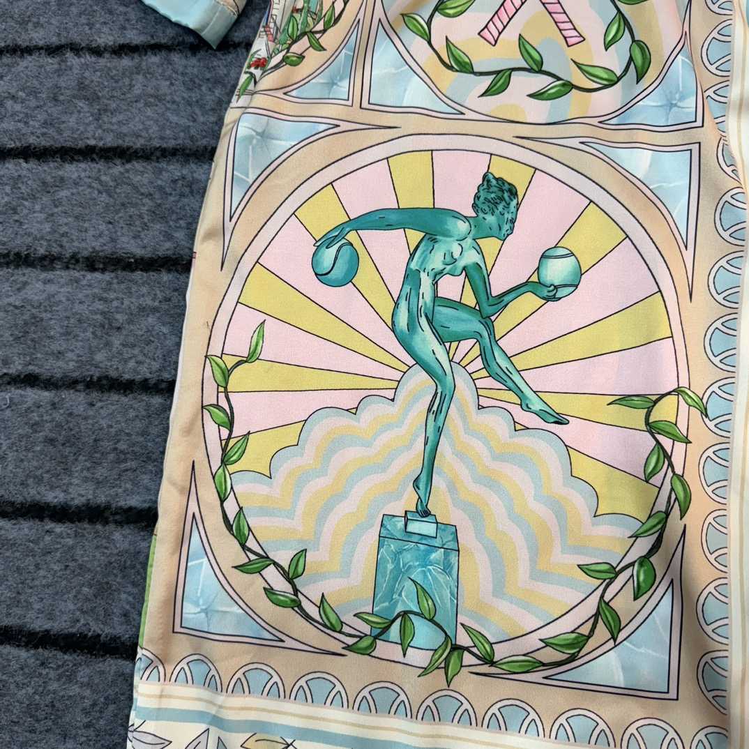 Casablanca Vase Linen Shirt - PerfectKickZ