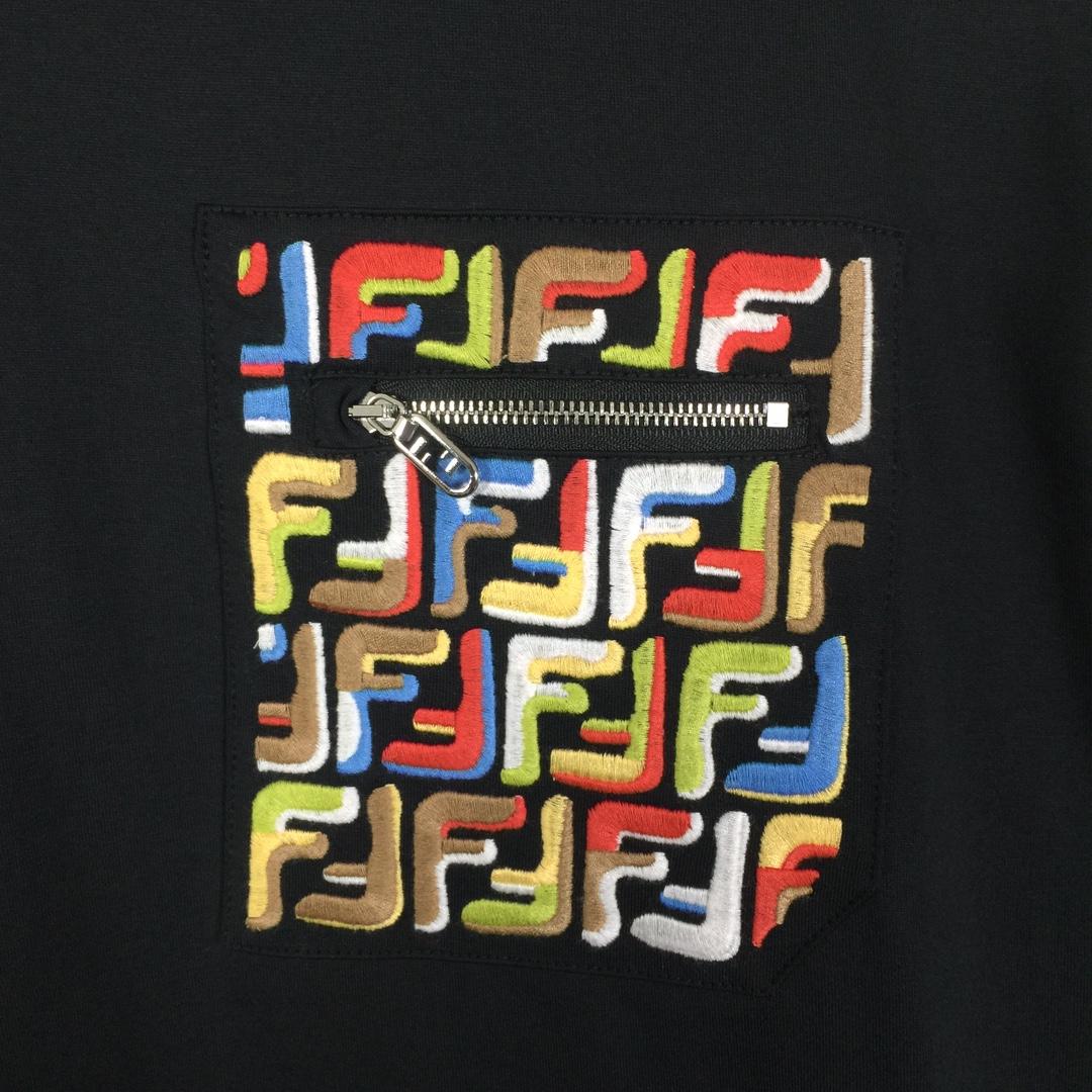 Fendi Lunar New Year Black Cotton T-shirt - PerfectKickZ