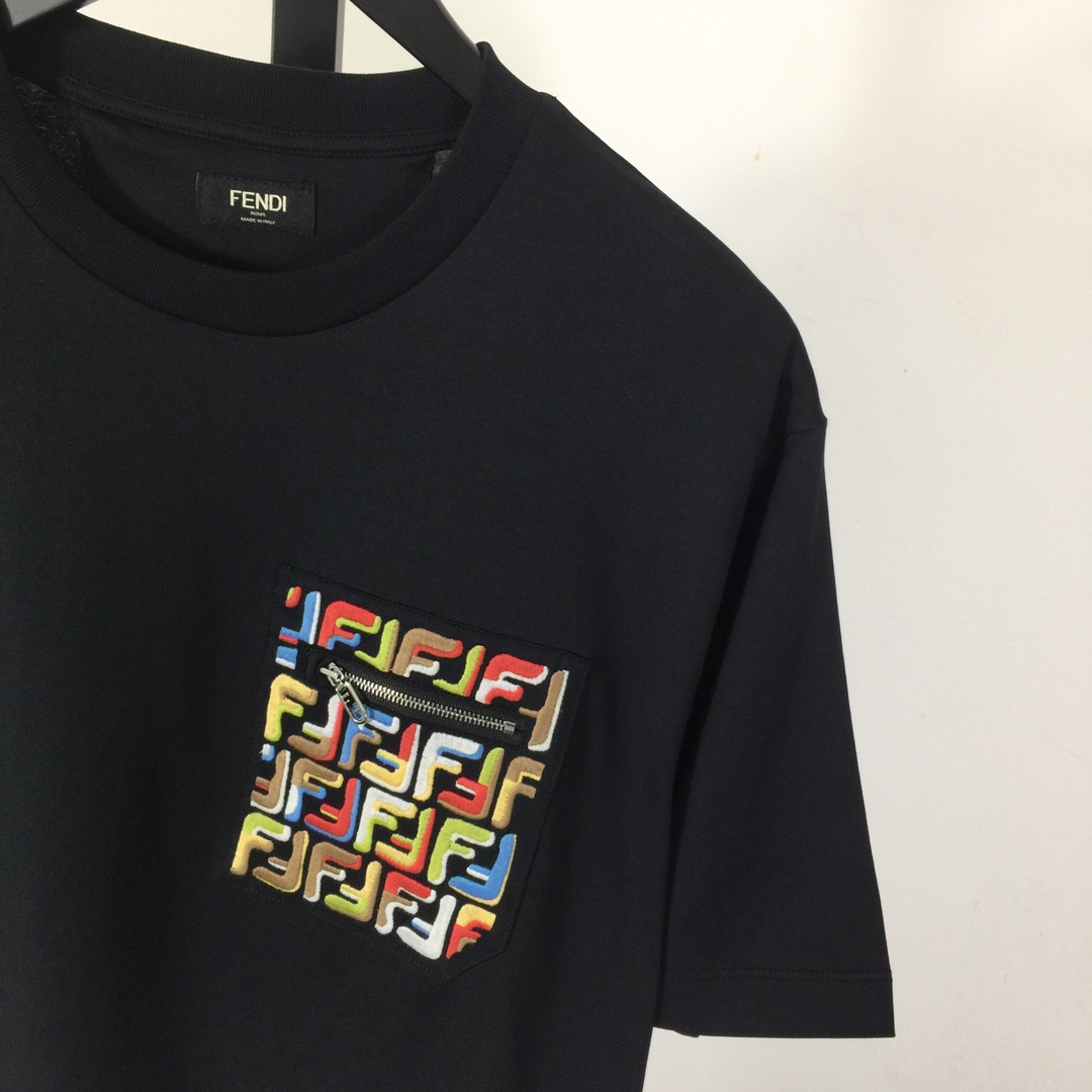 Fendi Lunar New Year Black Cotton T-shirt - PerfectKickZ