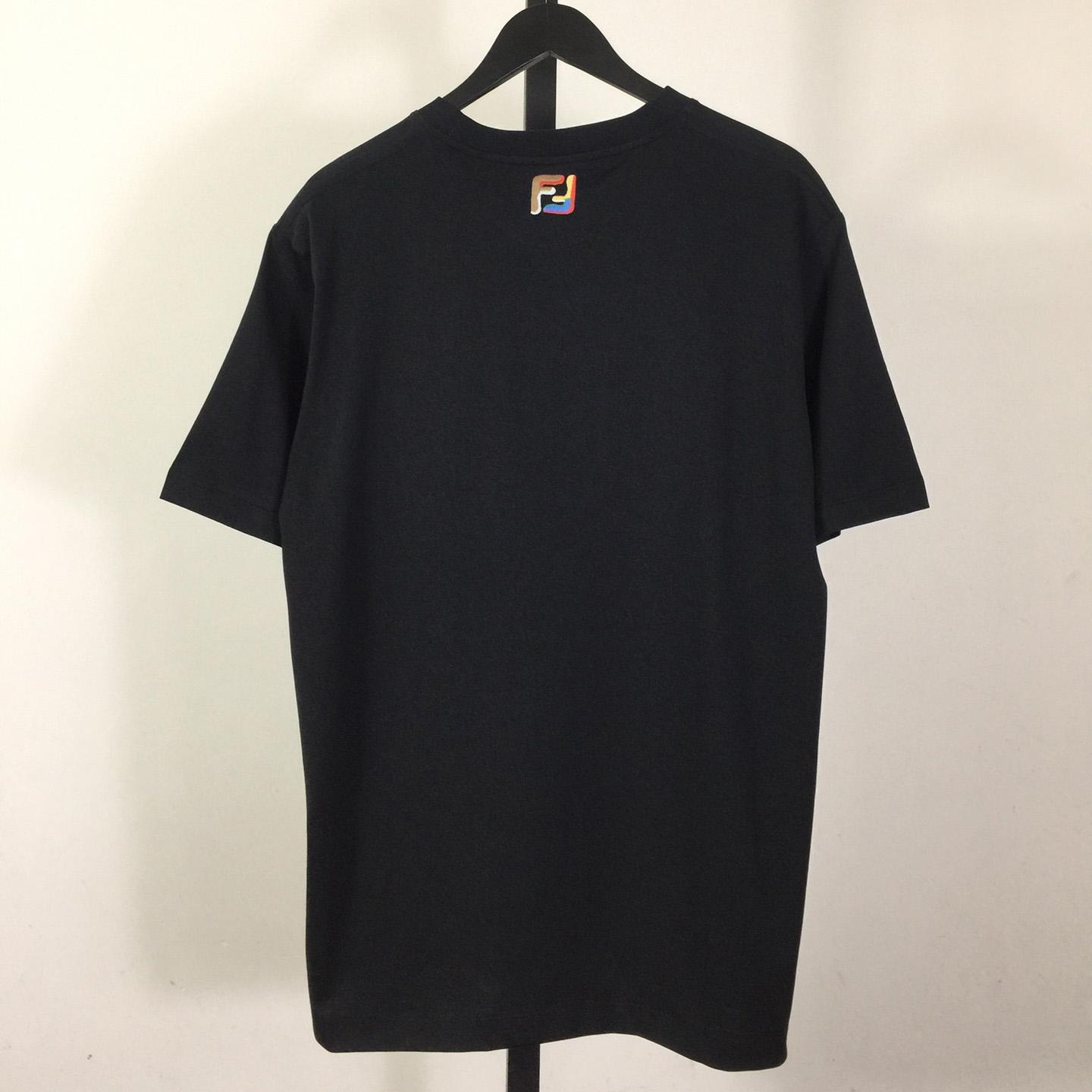 Fendi Lunar New Year Black Cotton T-shirt - PerfectKickZ